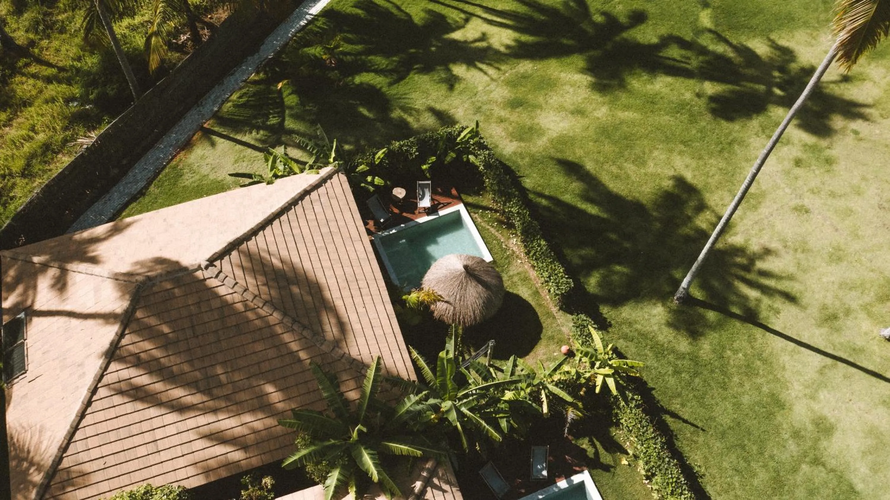 Garden view in Pousada Haya