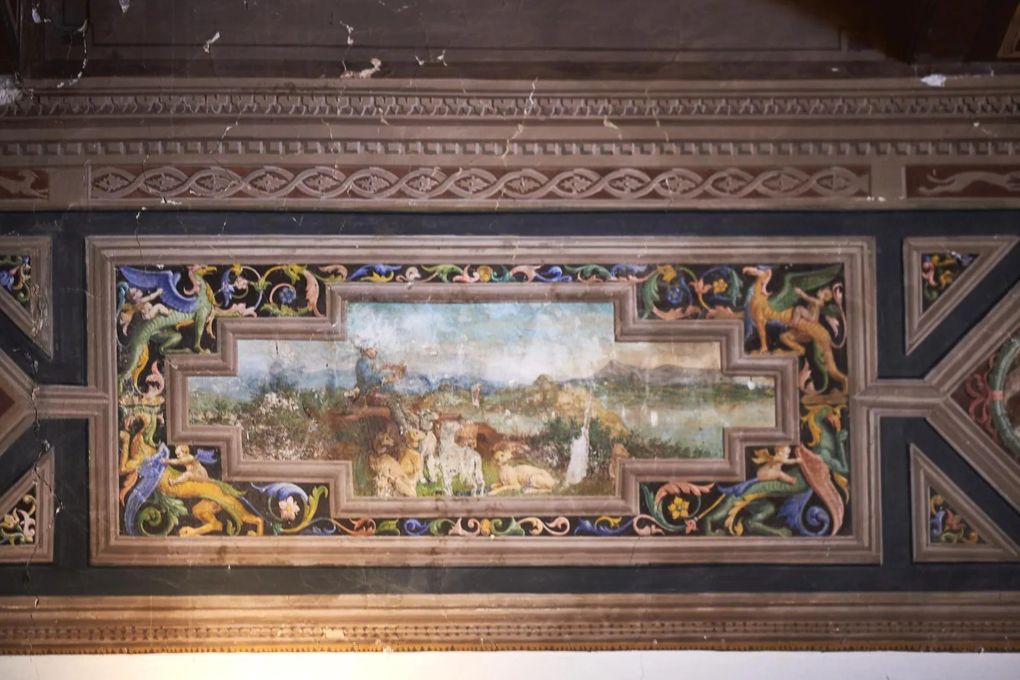 Decorative detail in Hotel Villa Ciconia