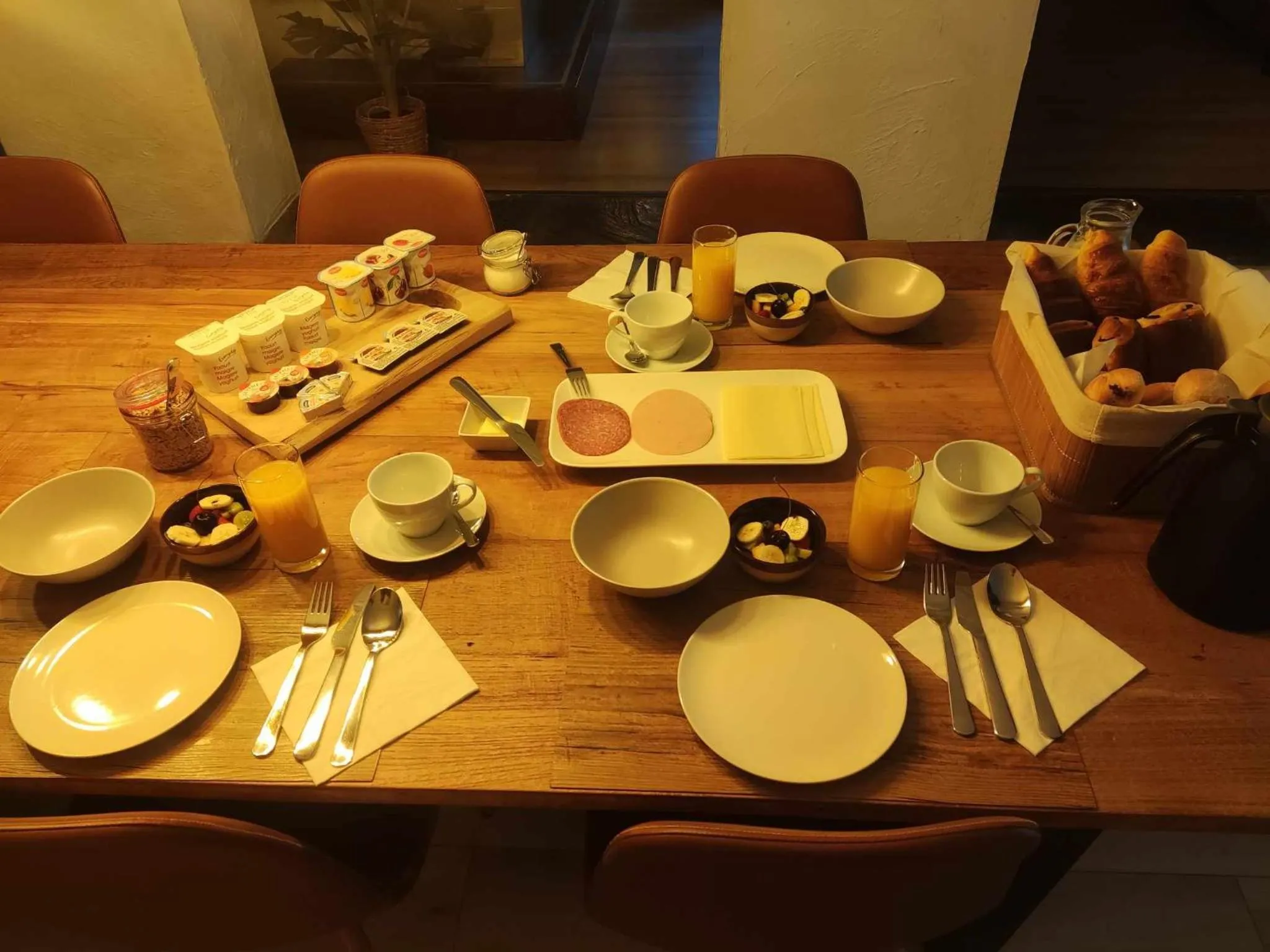 Continental breakfast in B&B Emmylou