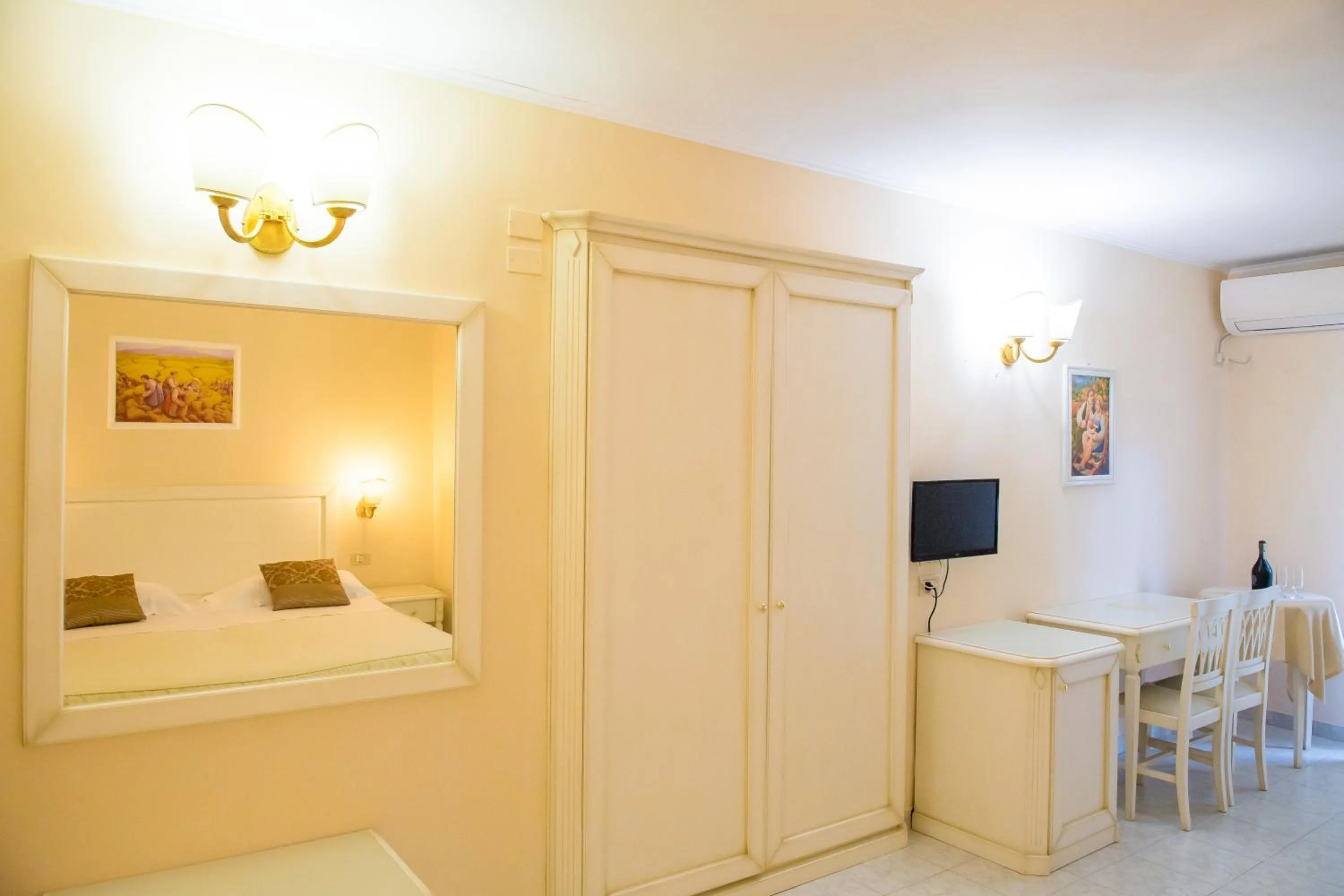 Bed in Hotel Seggio