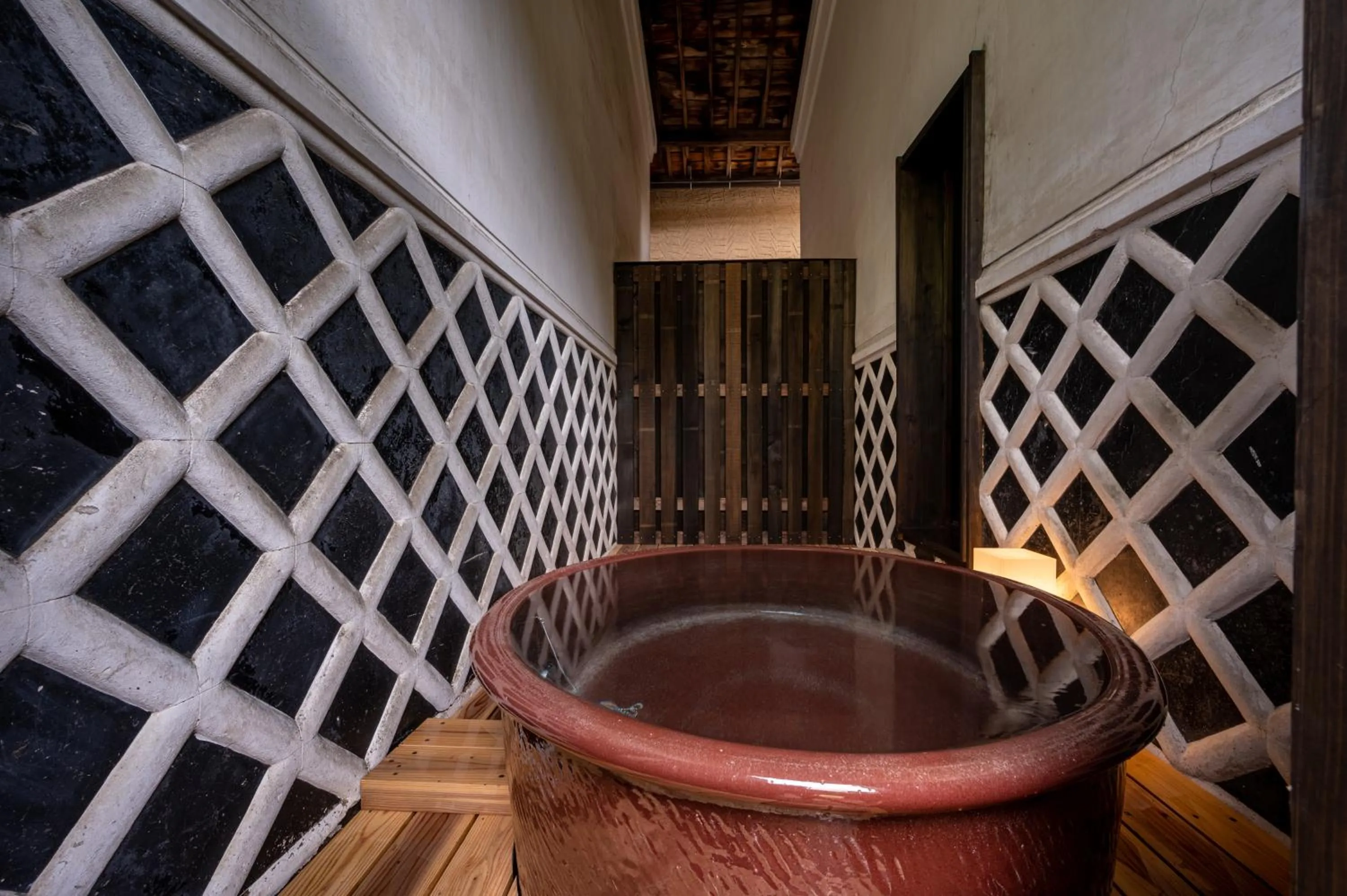 Open Air Bath in BYAKU Narai