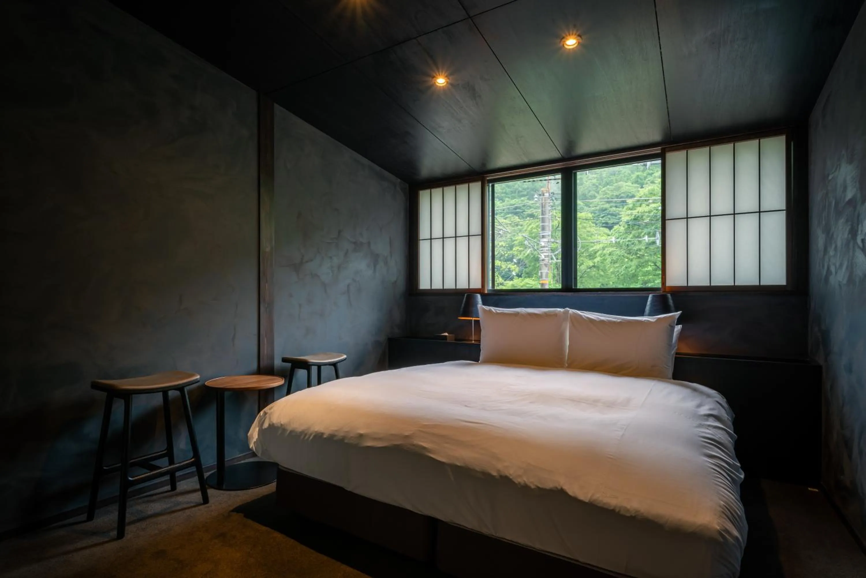 Bedroom, Bed in BYAKU Narai