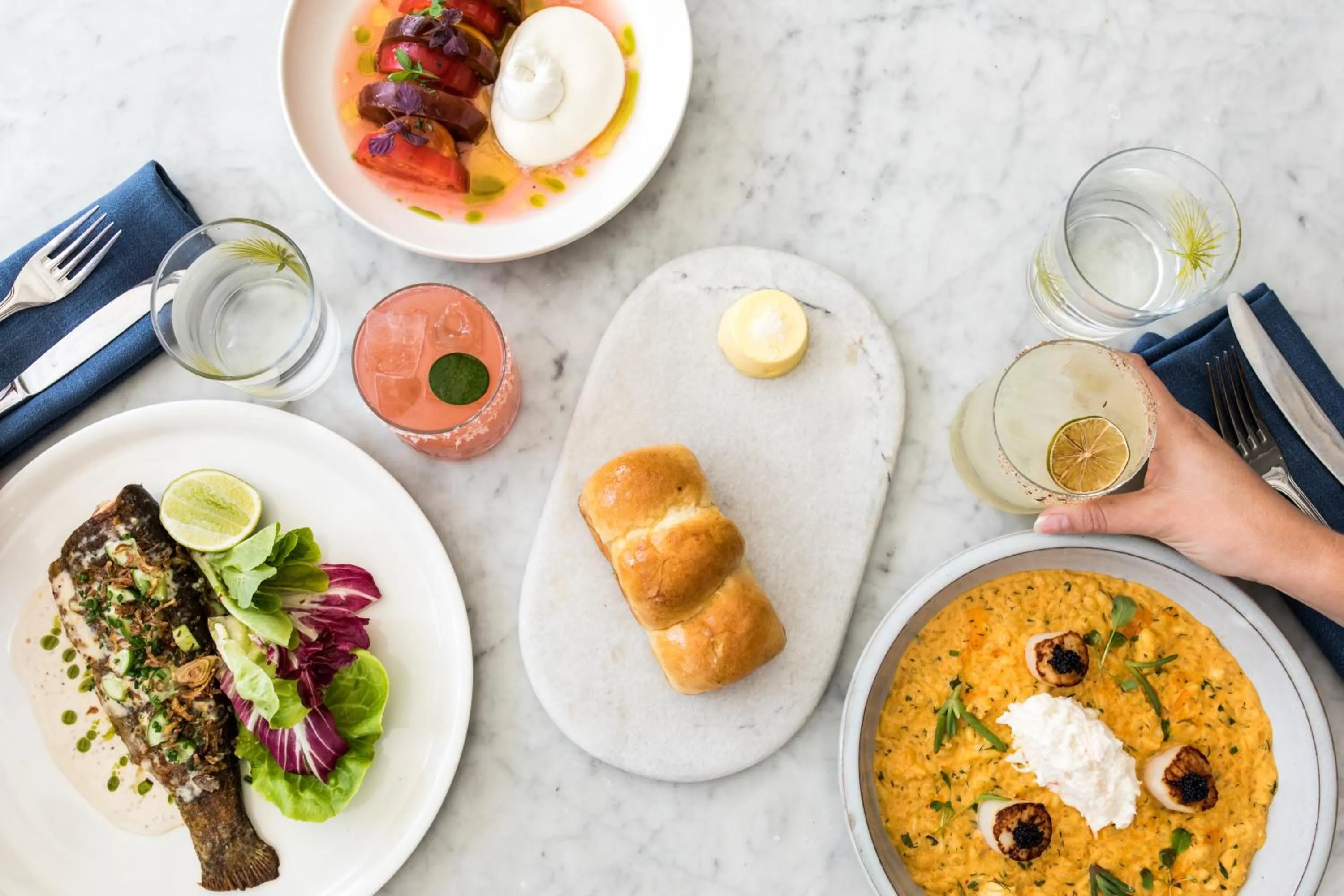 Food and drinks in Barrenjoey House