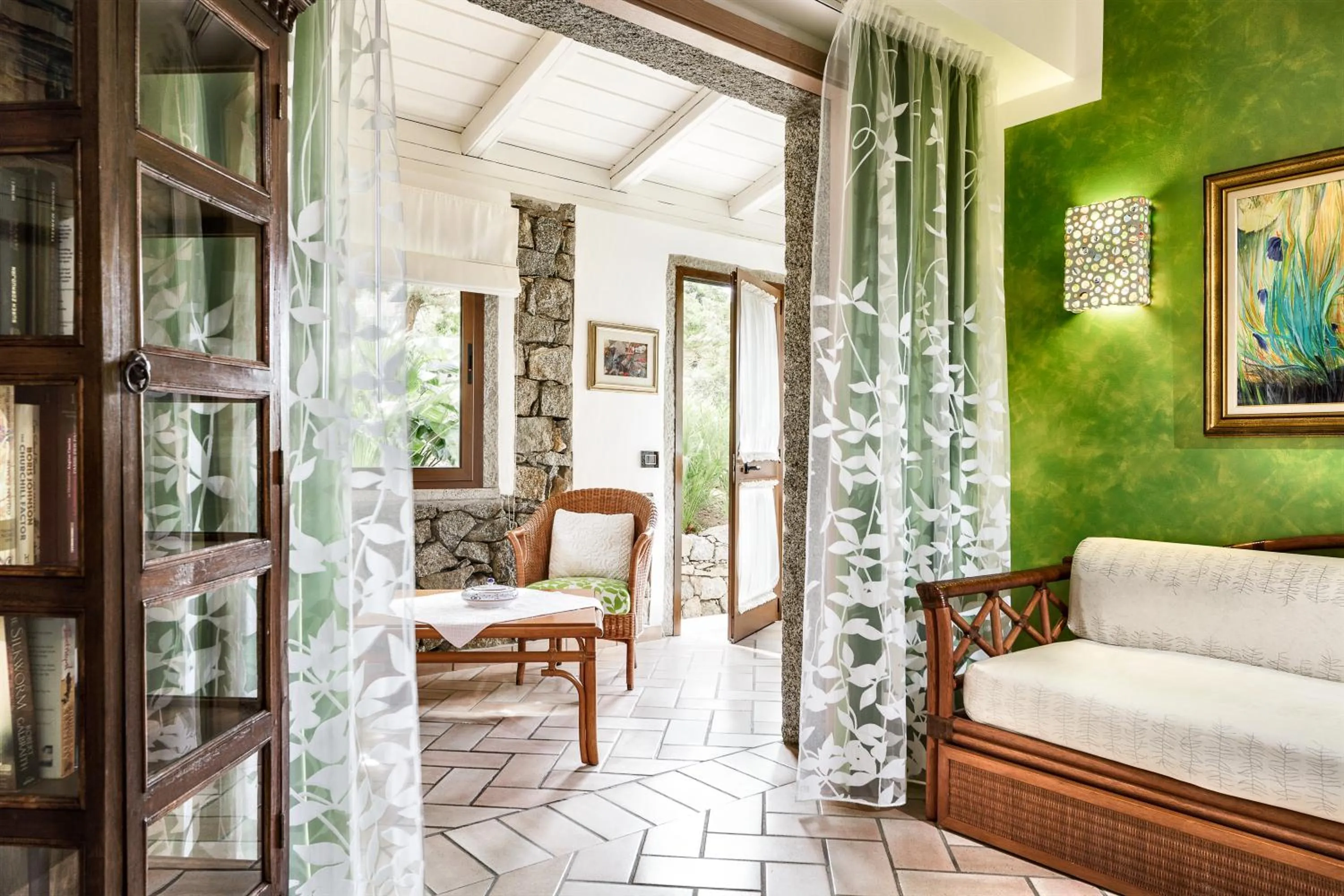 Living room, Bed in Hotel Stella Maris