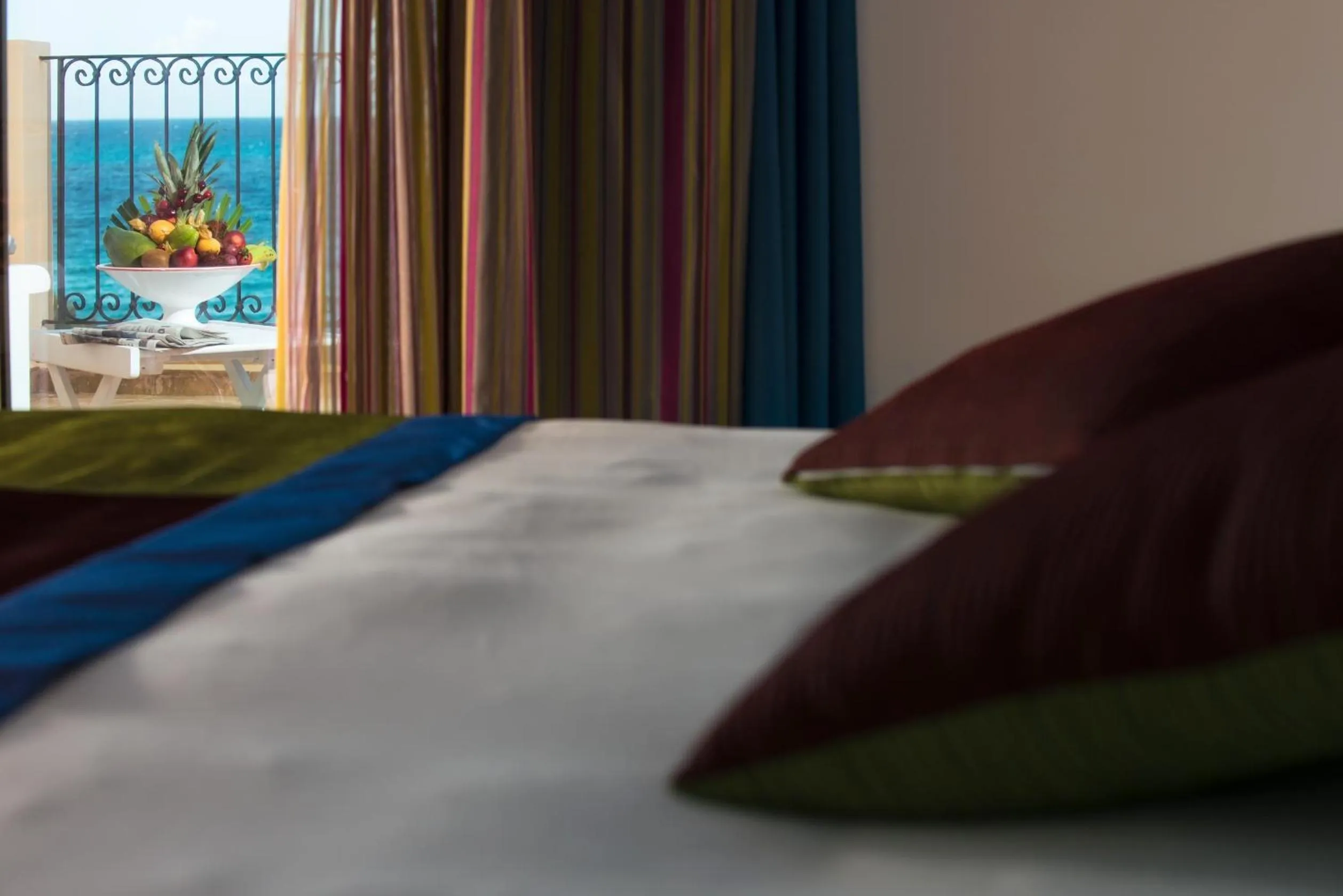 Decorative detail, Bed in Hotel Stella Maris