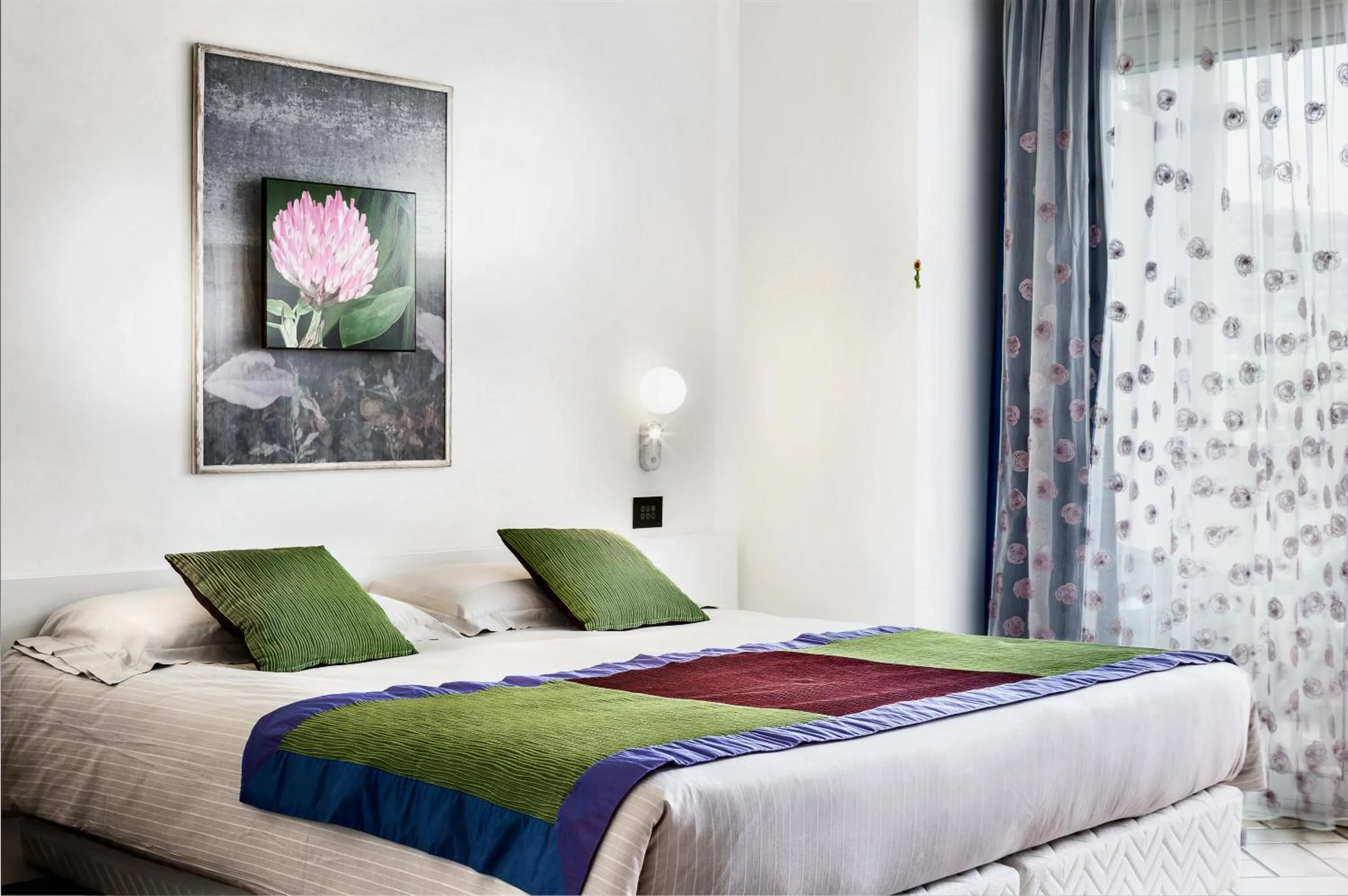 View (from property/room), Bed in Hotel Stella Maris