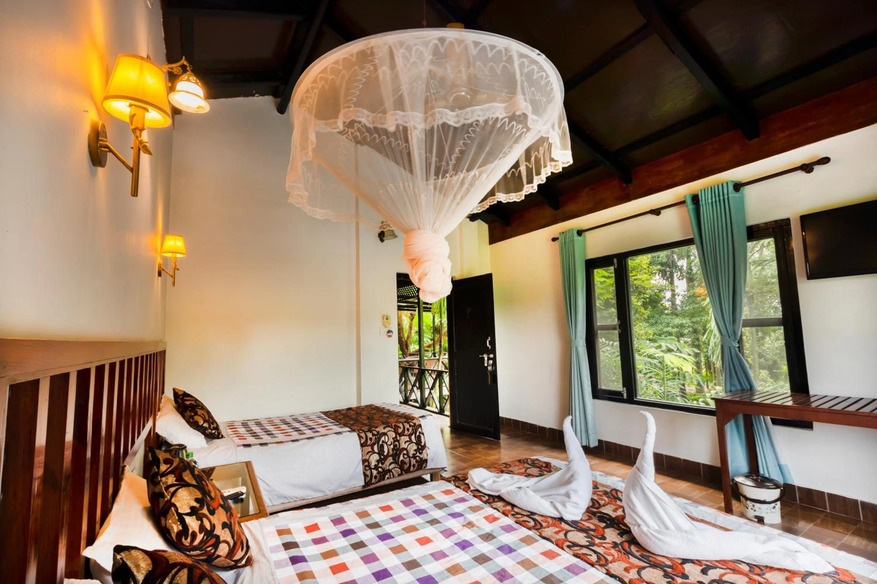 Bed in Hotel Parkside