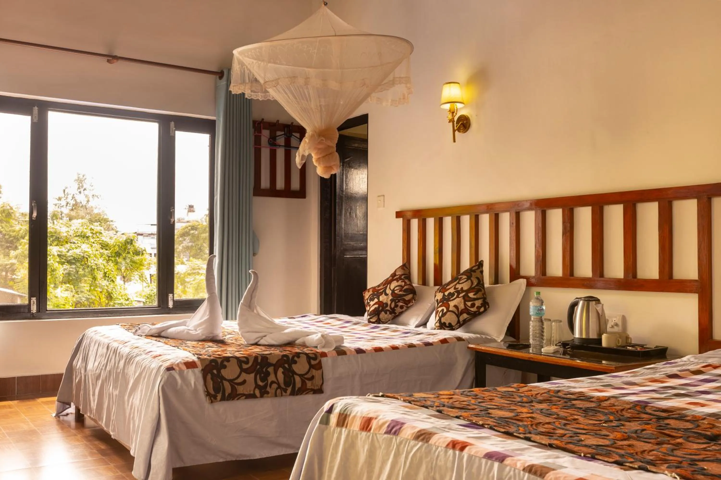 Bed in Hotel Parkside