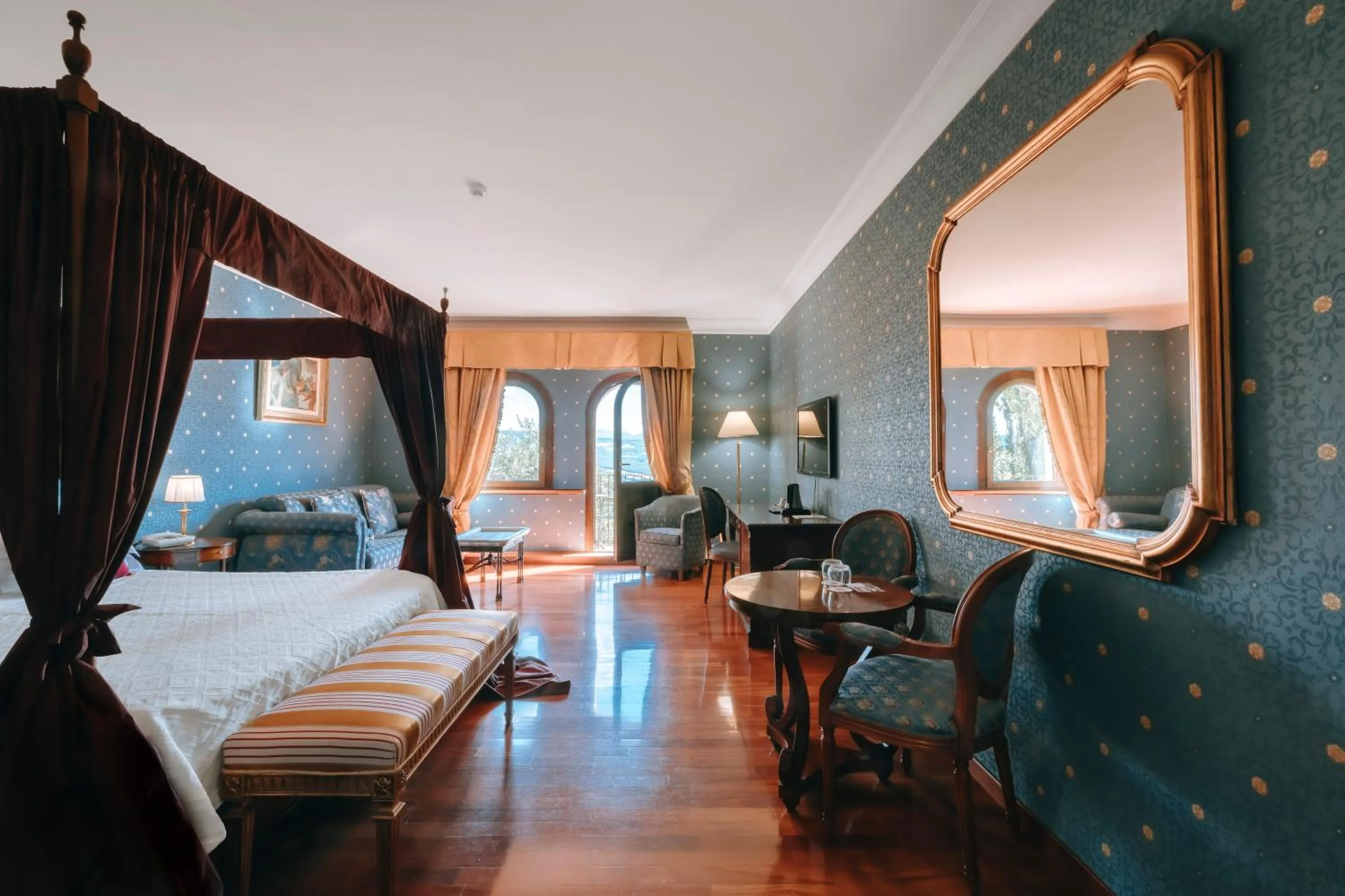 Bed in Hotel Bramante