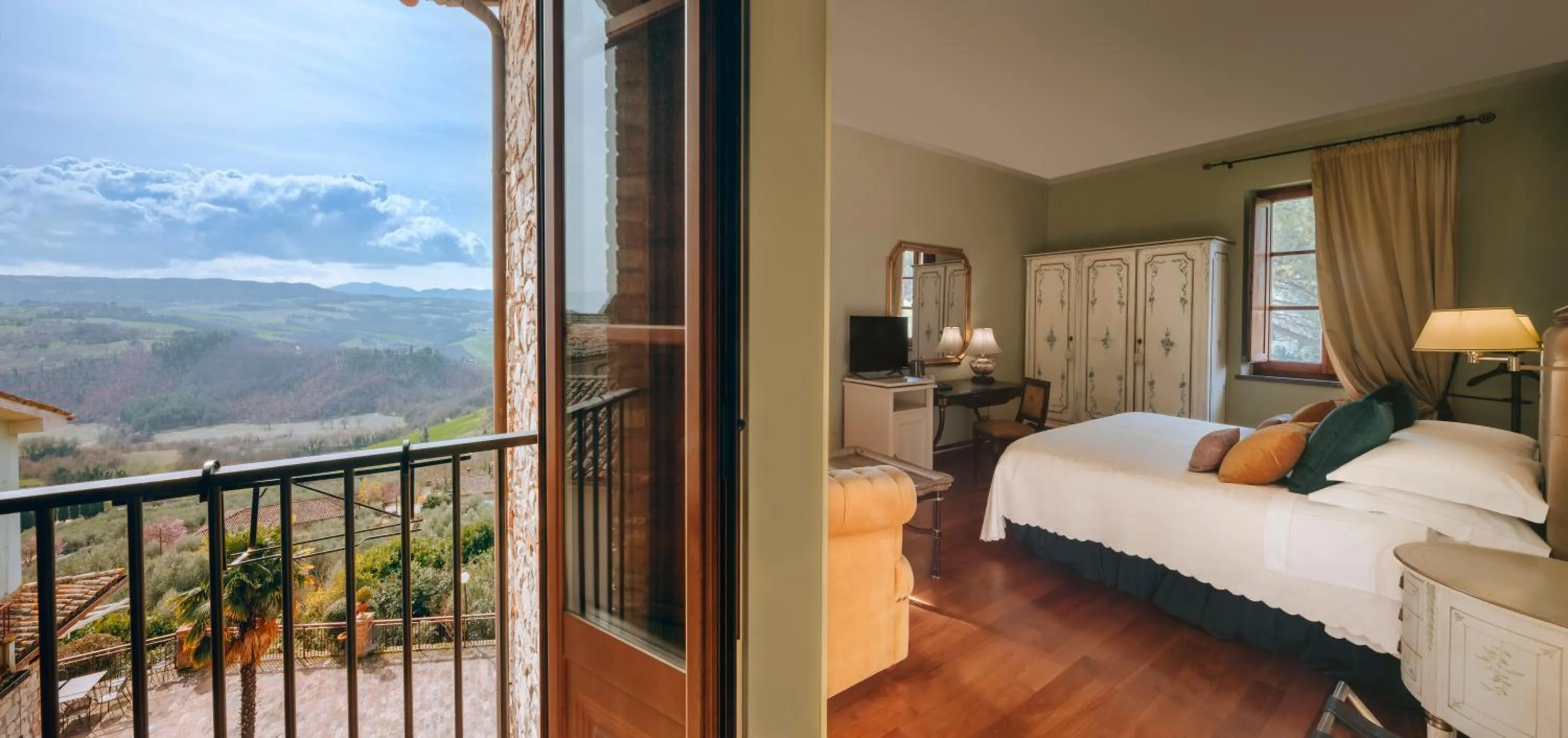 Bed in Hotel Bramante