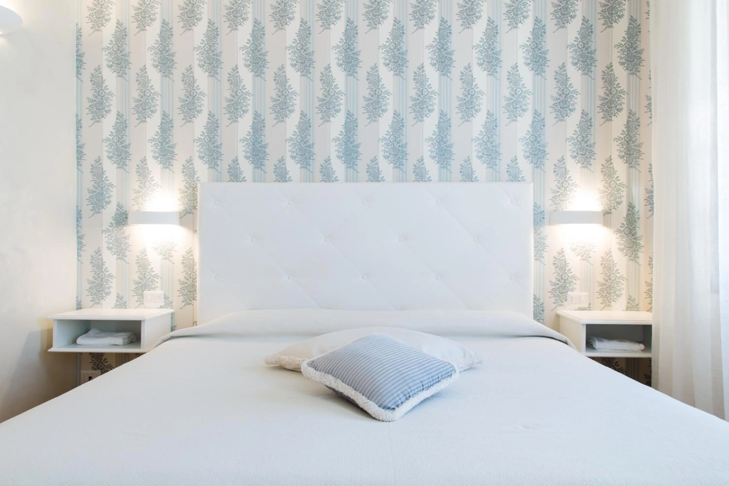 Bed in Hotel Bramante