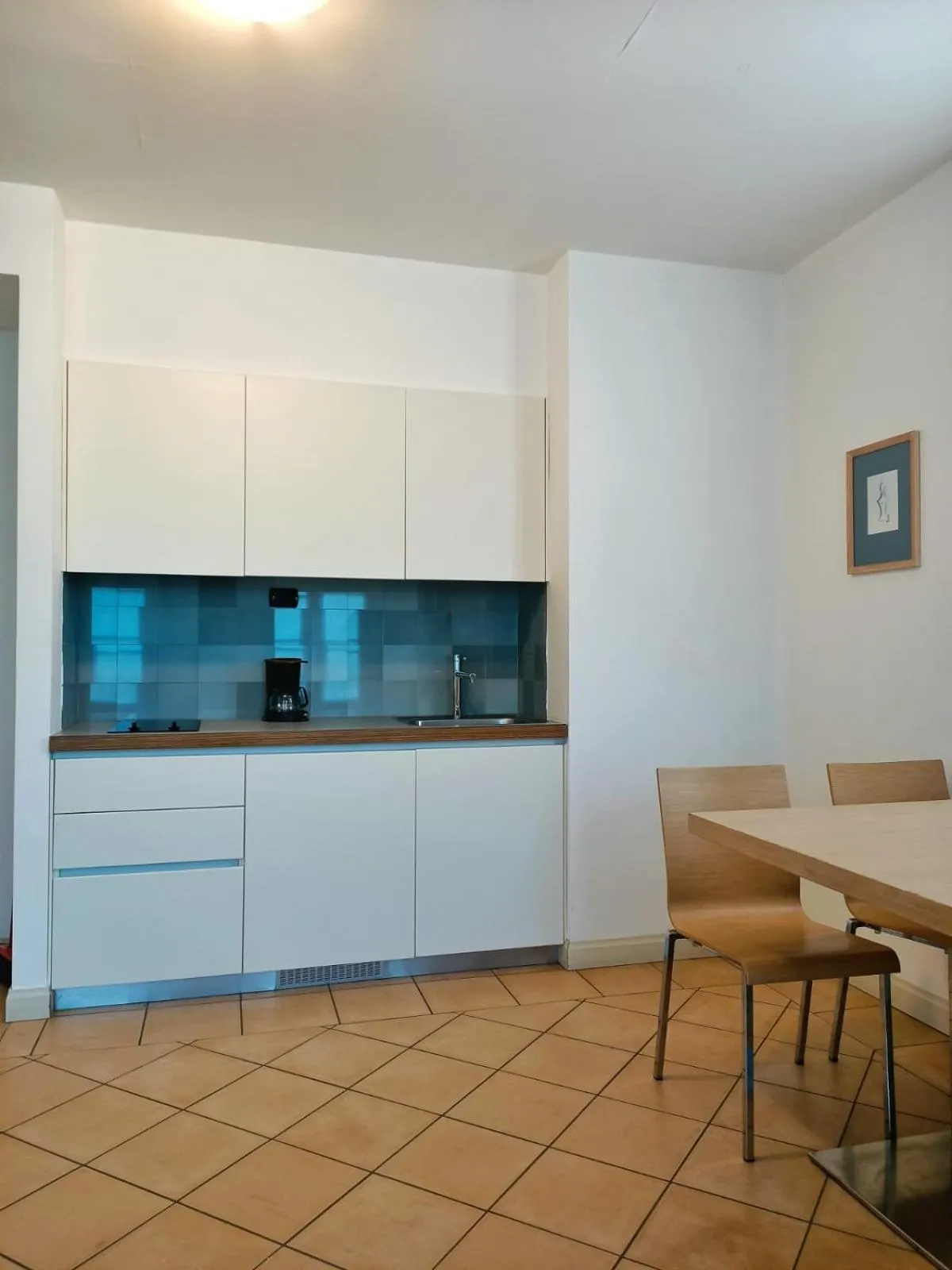 Kitchen or kitchenette in Aquazzurra Resort & Aparthotel