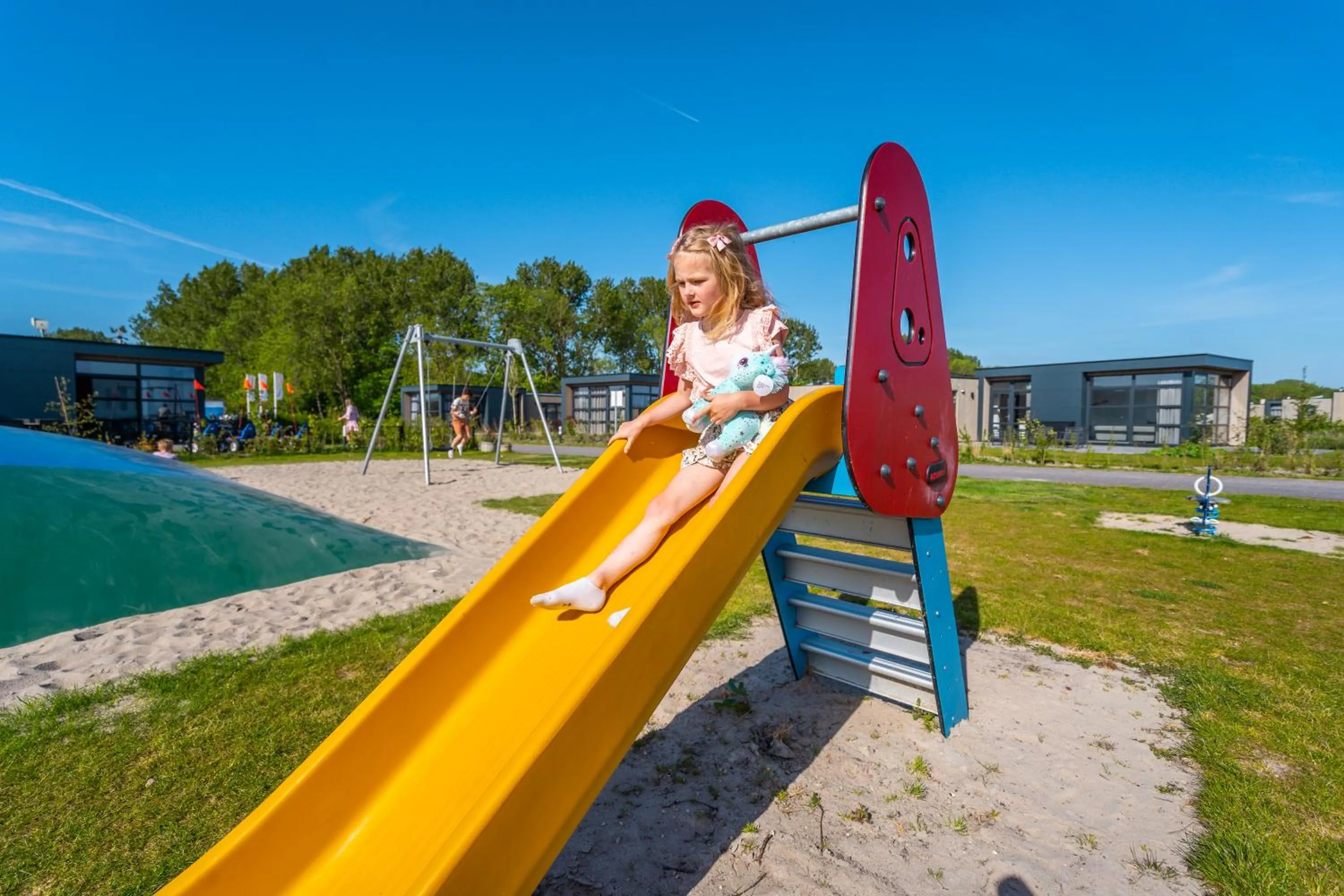 Children play ground in EuroParcs Enkhuizer Strand