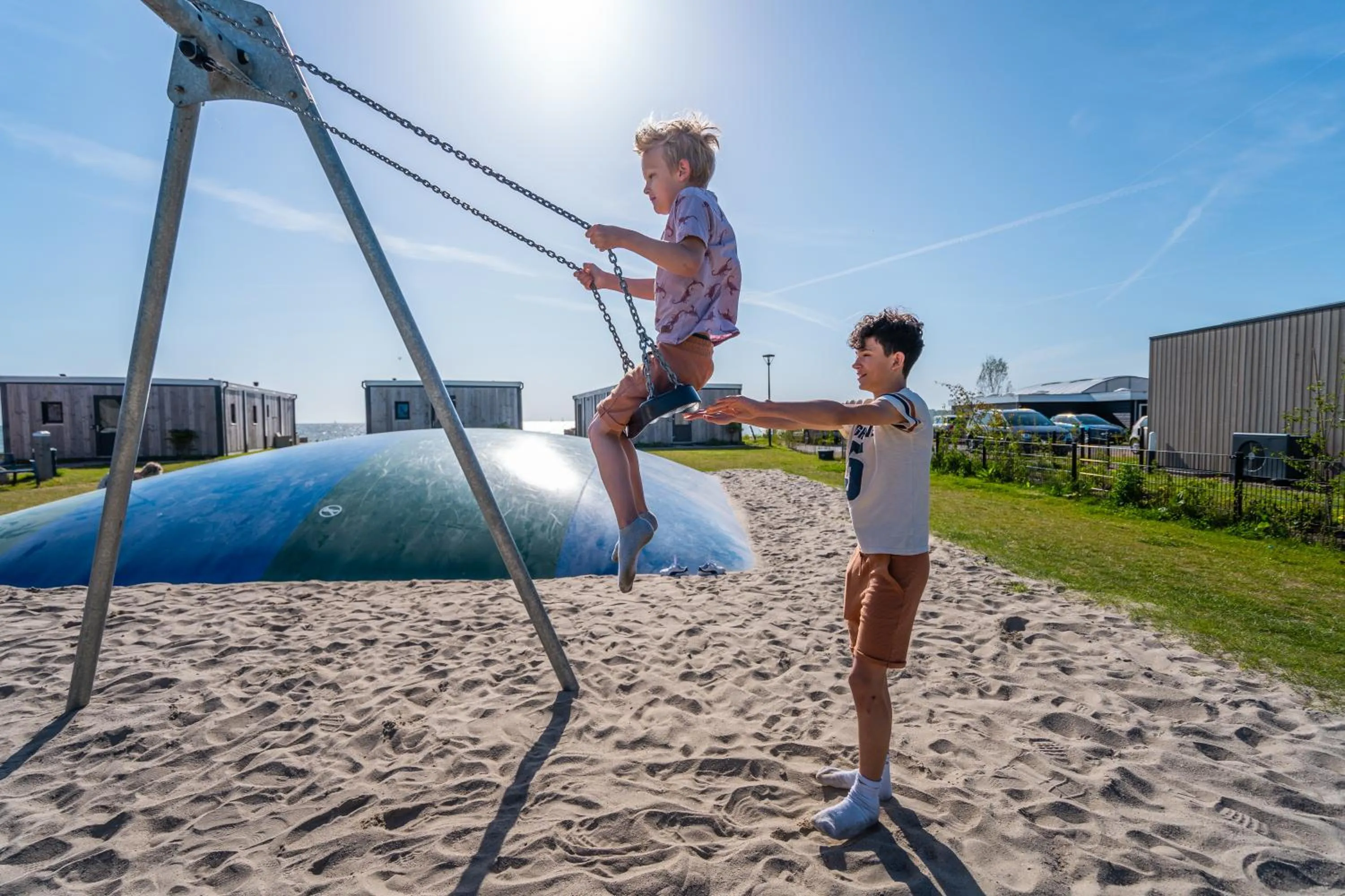 Children play ground in EuroParcs Enkhuizer Strand