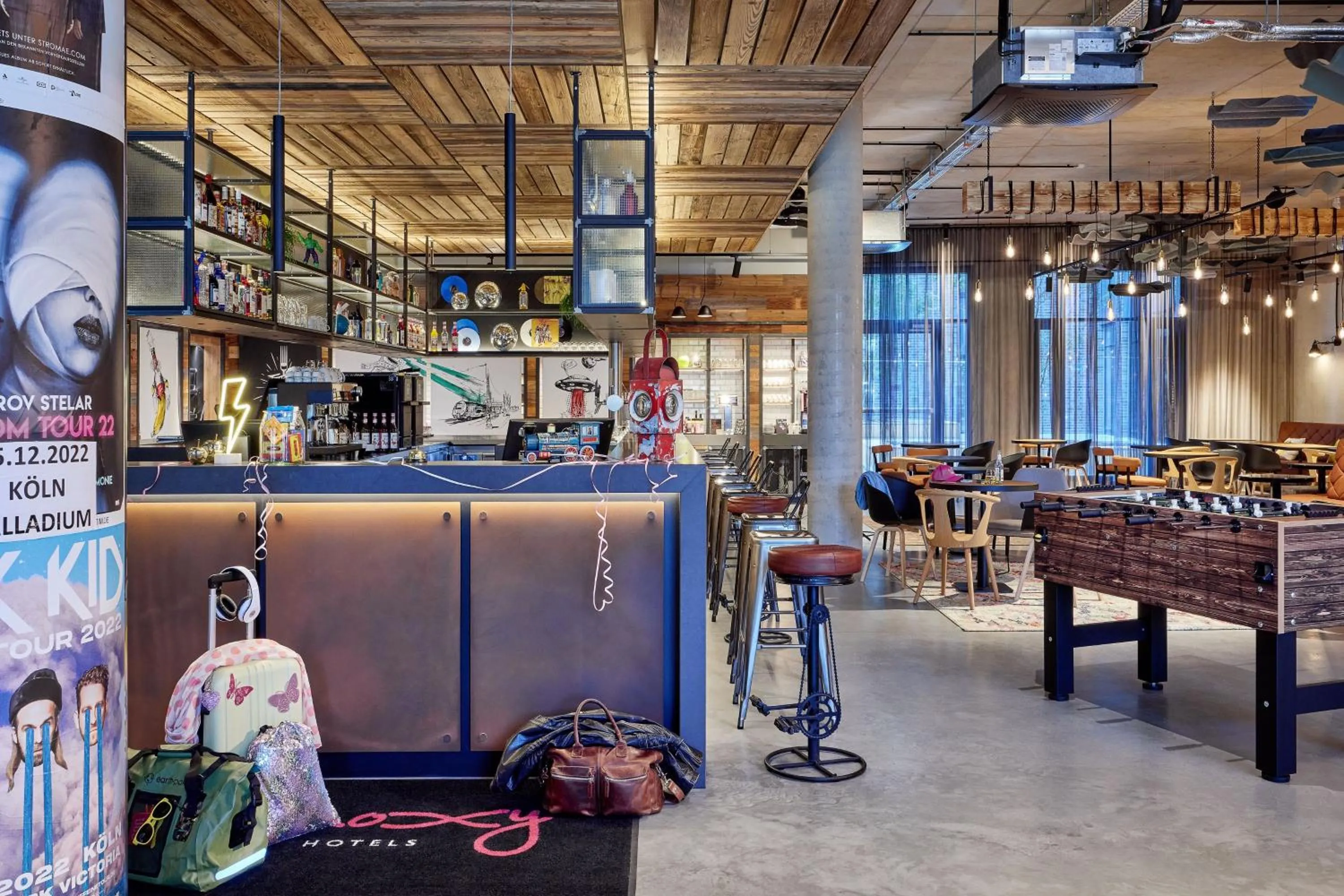 Lobby or reception in Moxy Cologne Muelheim