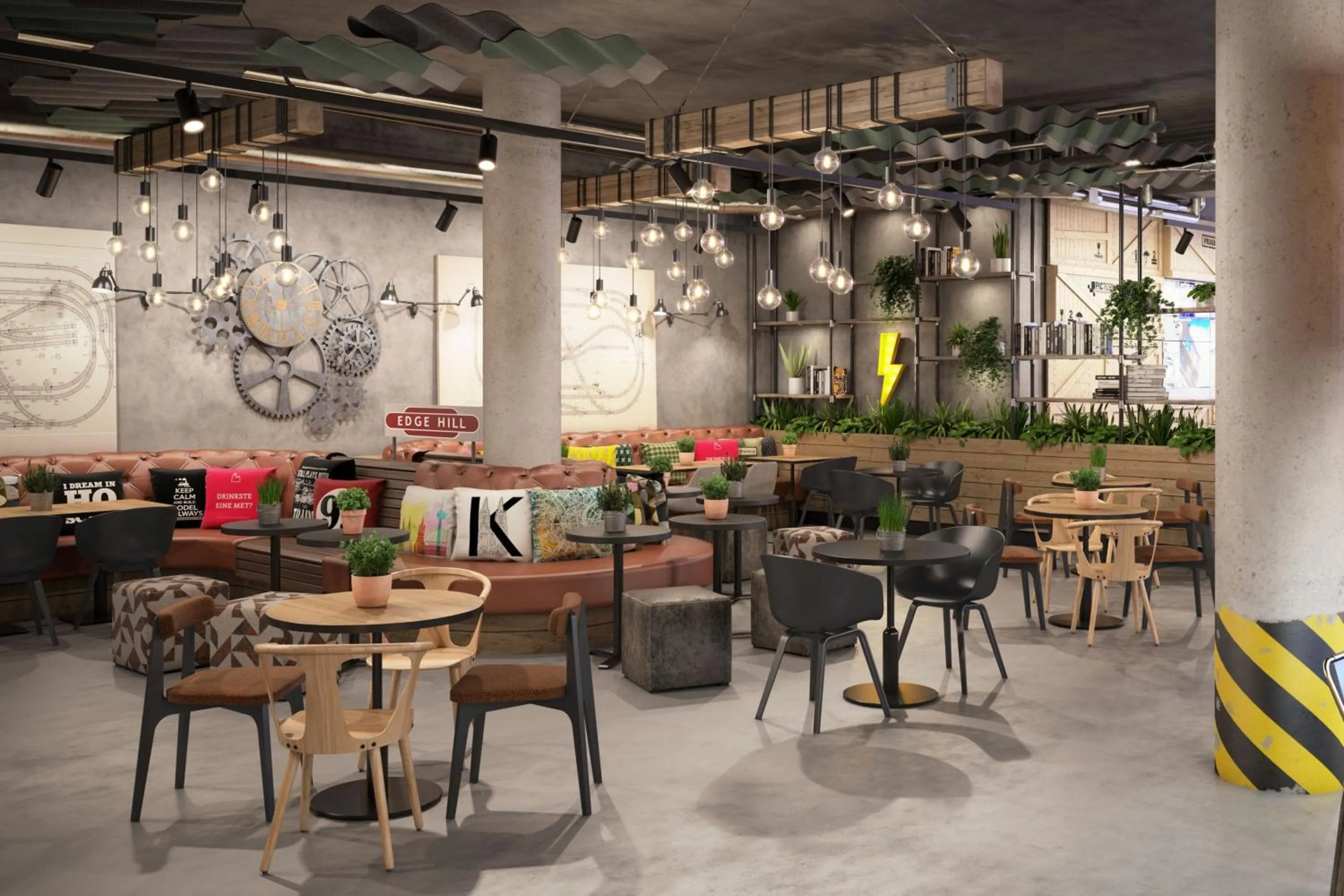 View (from property/room) in Moxy Cologne Muelheim