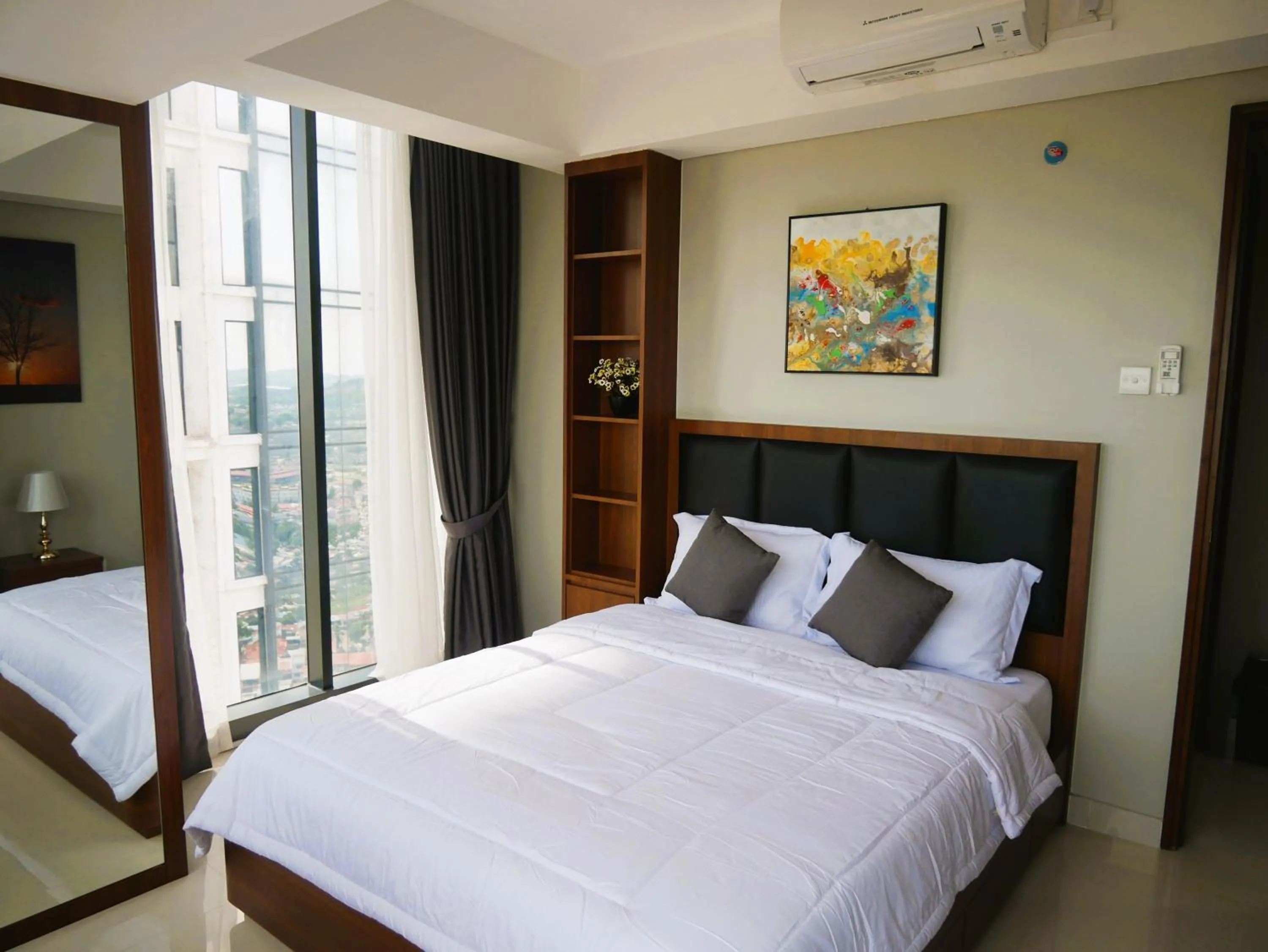 Bedroom, Bed in Meisterstadt Pollux Habibie