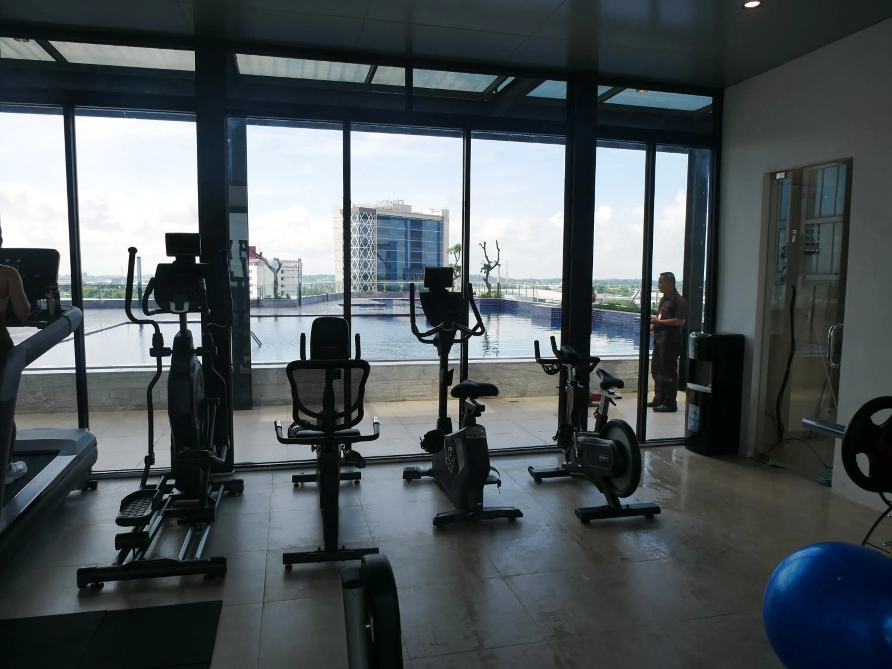 Fitness centre/facilities in Meisterstadt Pollux Habibie