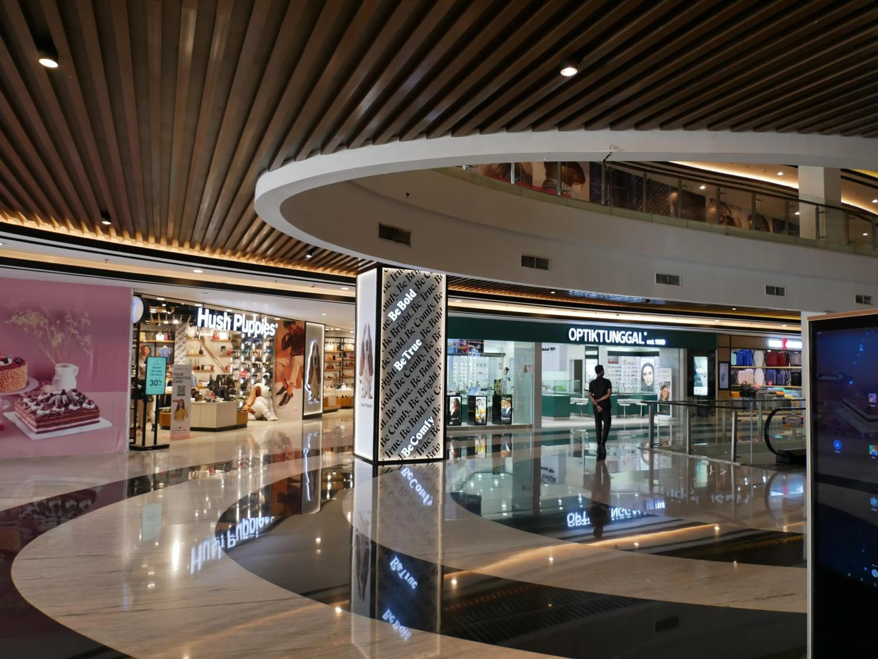 Shopping Area in Meisterstadt Pollux Habibie