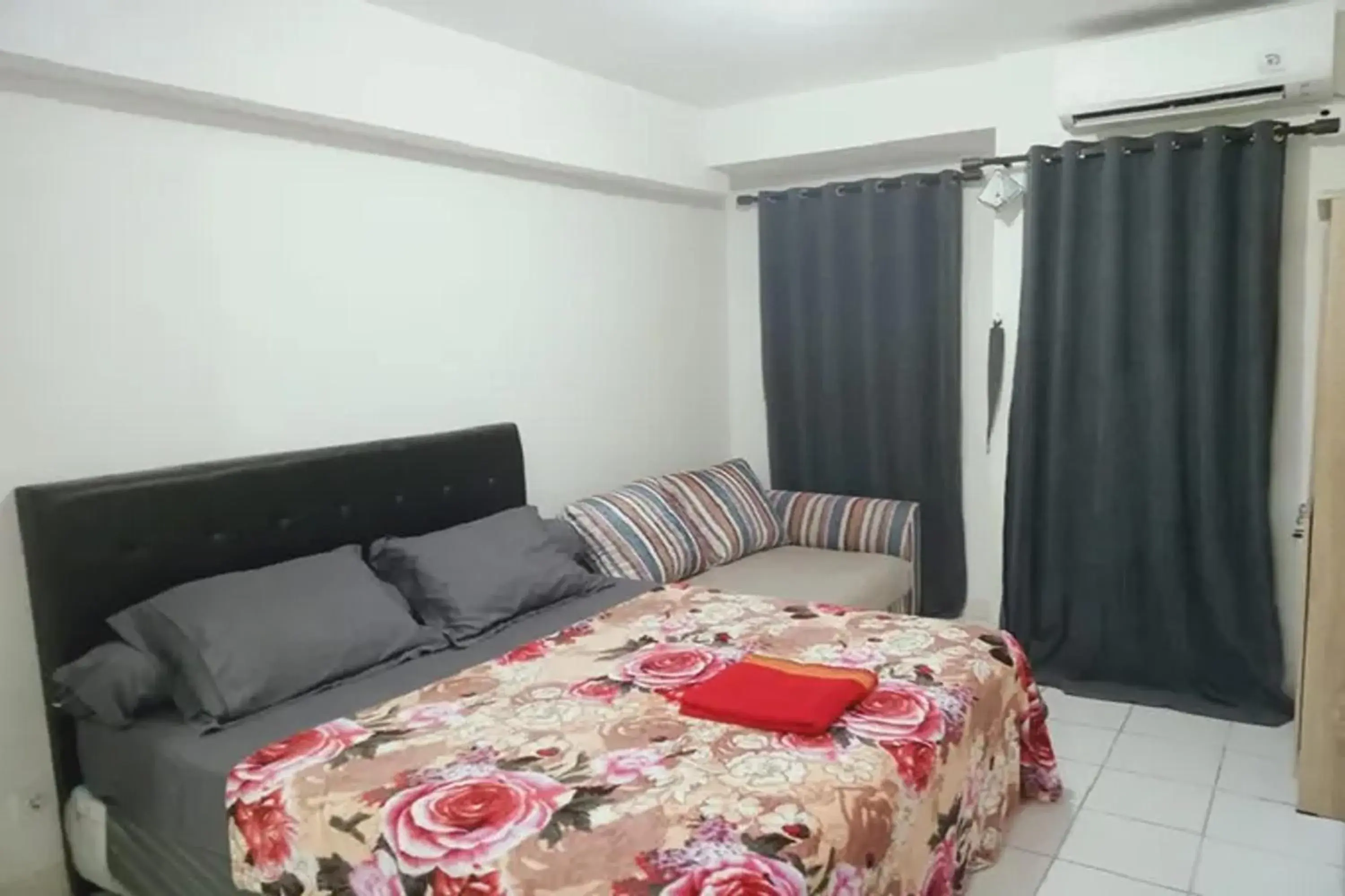 Bedroom, Bed in Velito at Podomoro Golf View Apartment Bedroom, Bed in Velito at Podomoro Golf View Apartment