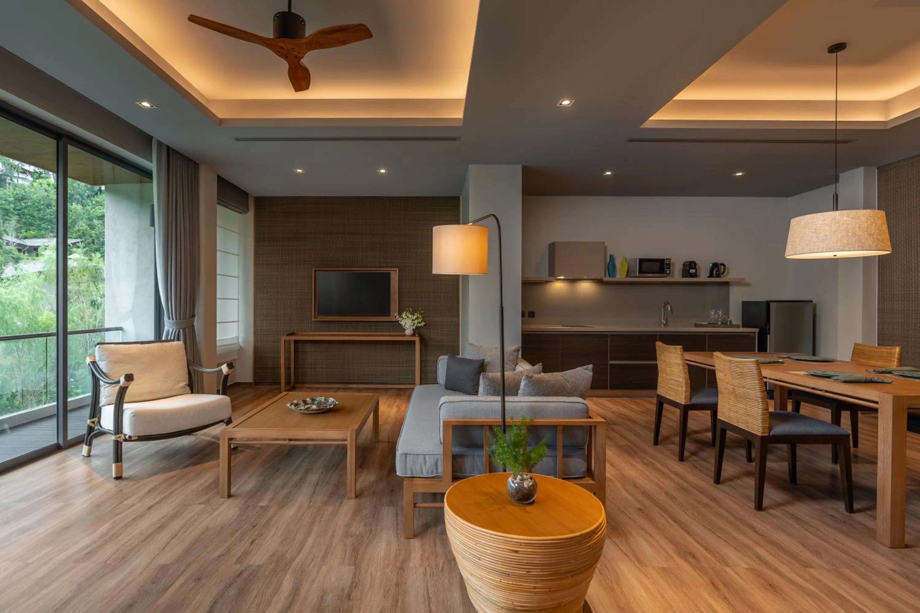 Communal lounge/ TV room in Noku Phuket