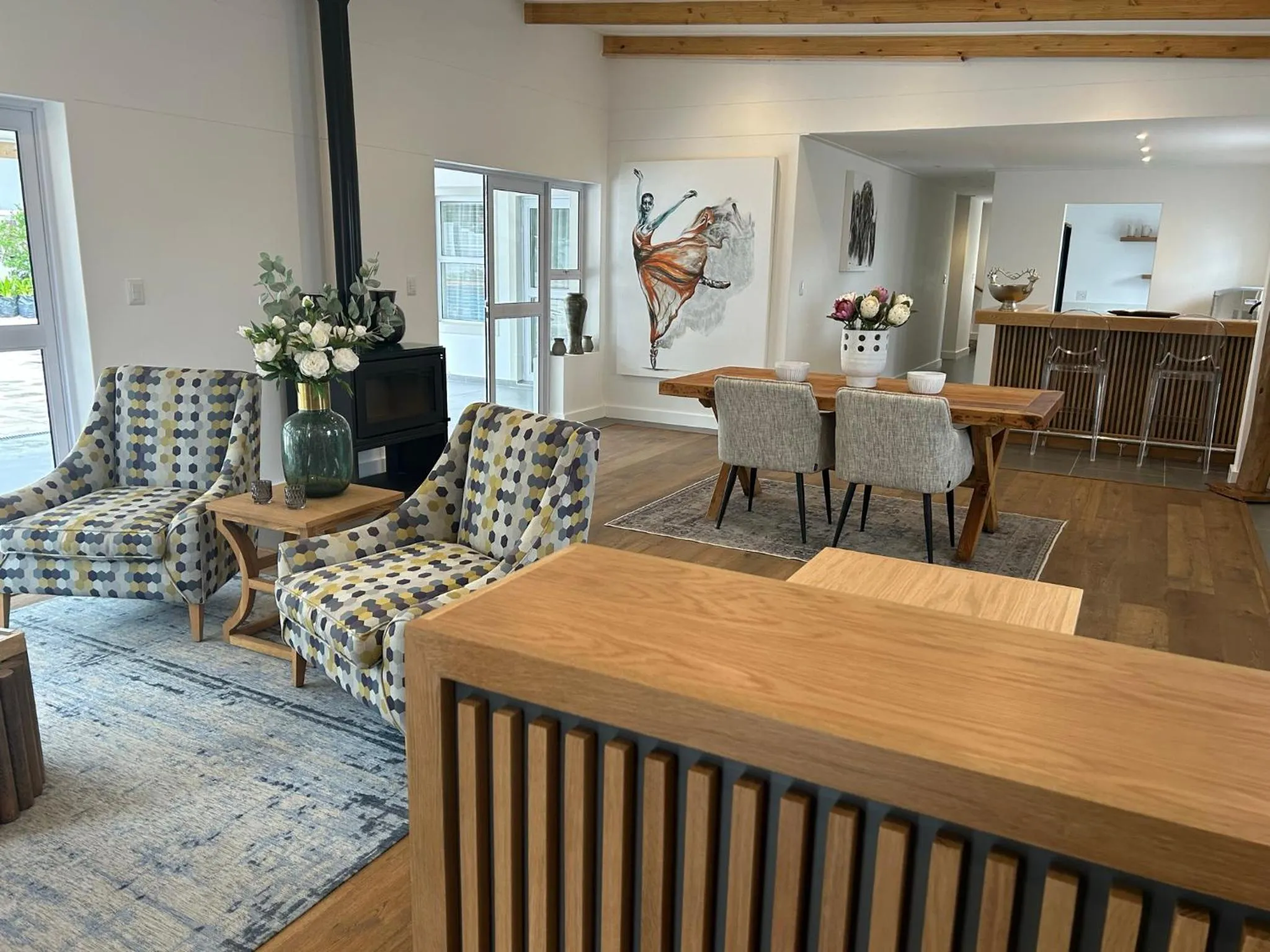 Seating area in Mirabelle Guesthouse