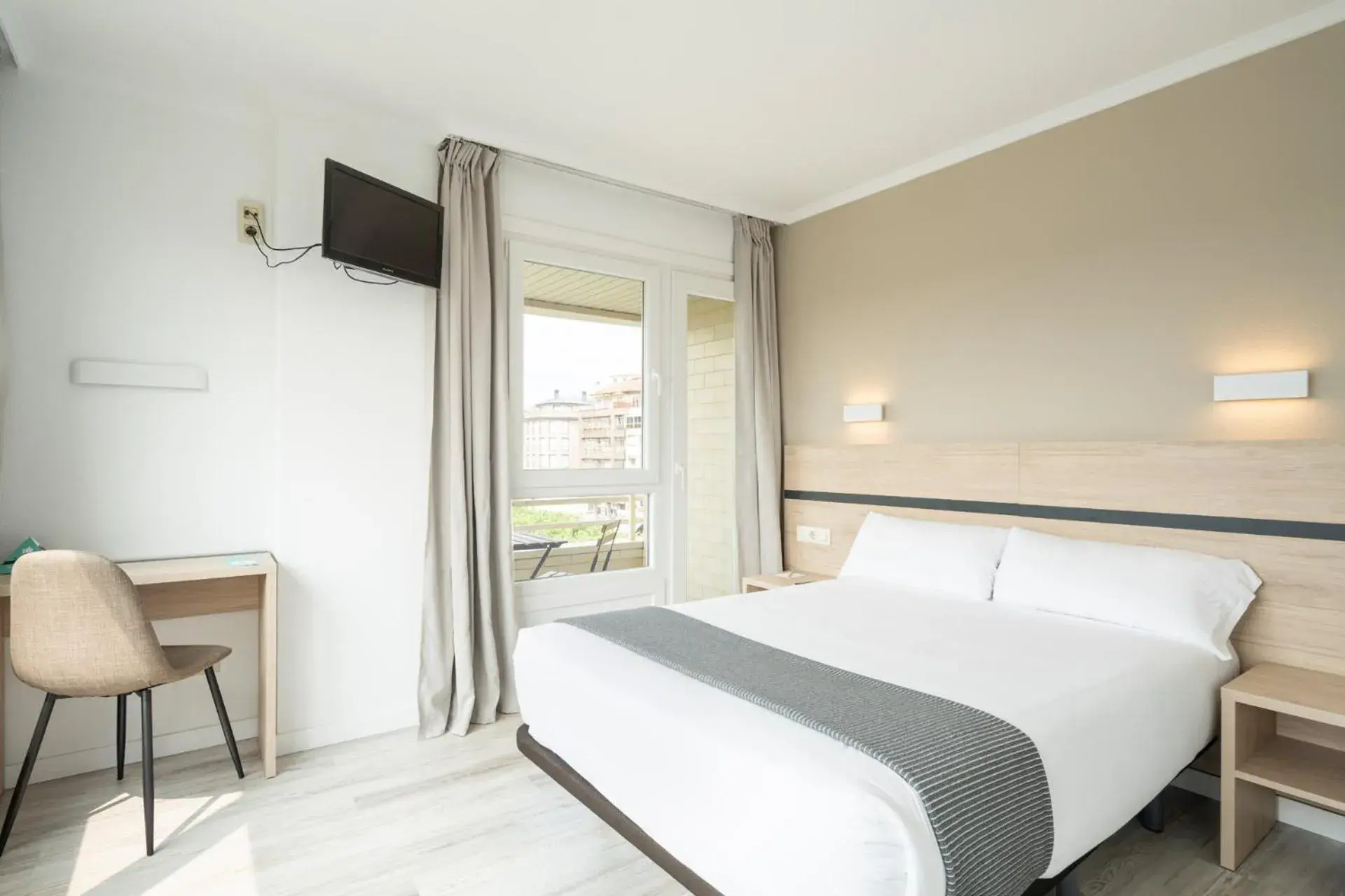 Bed in Hotel Alda Camiño Inglés Bed in Hotel Alda Camiño Inglés