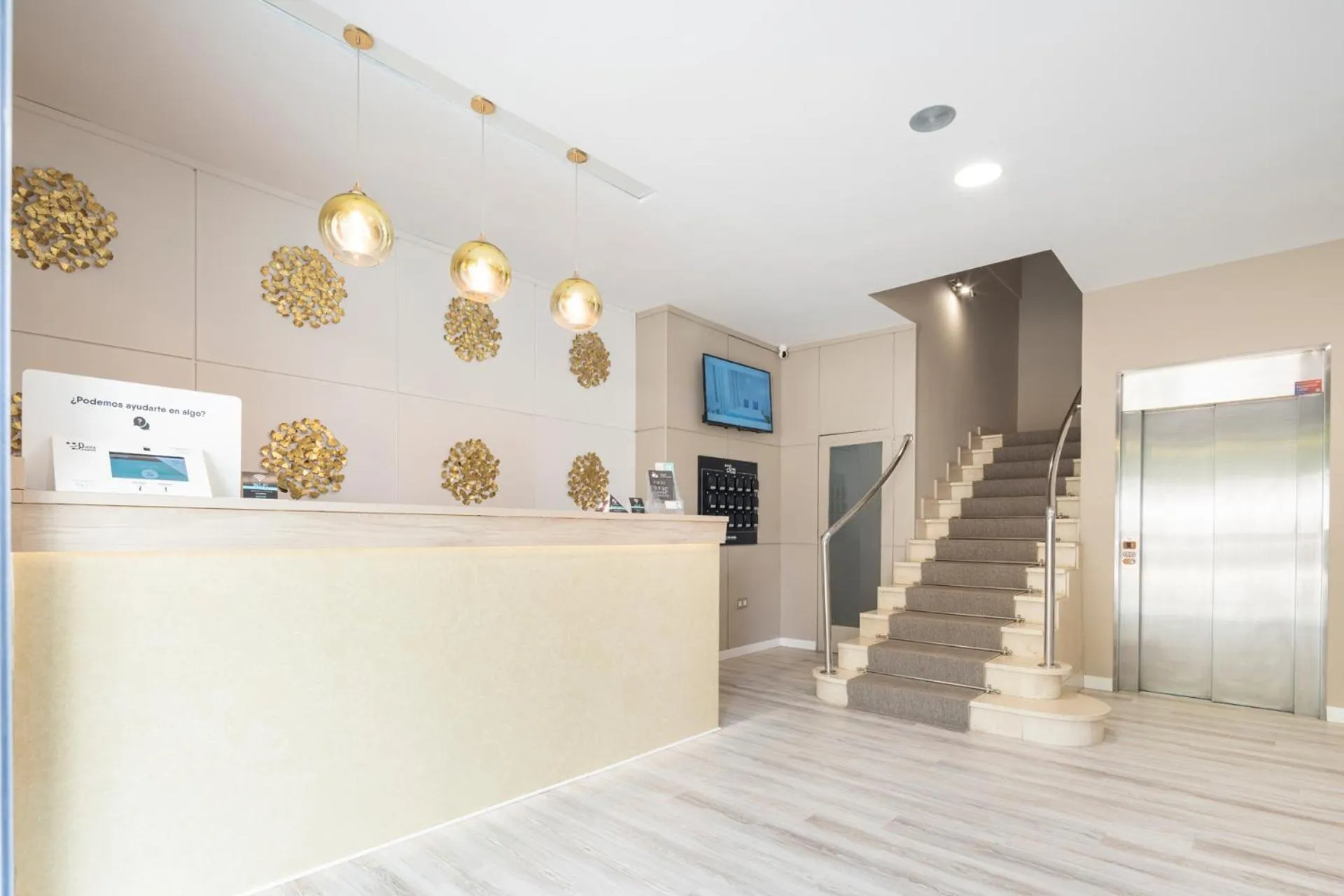 Lobby or reception in Hotel Alda Camiño Inglés