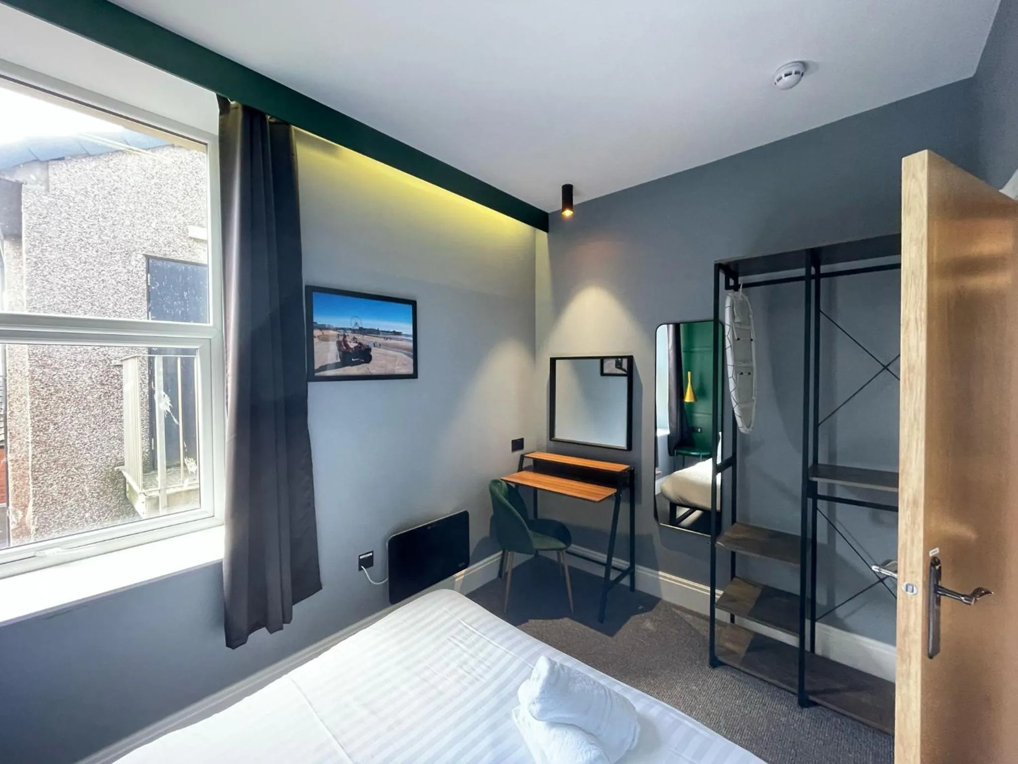 Bedroom, Bed in The Luxury Penthouse by Sasco Apartments