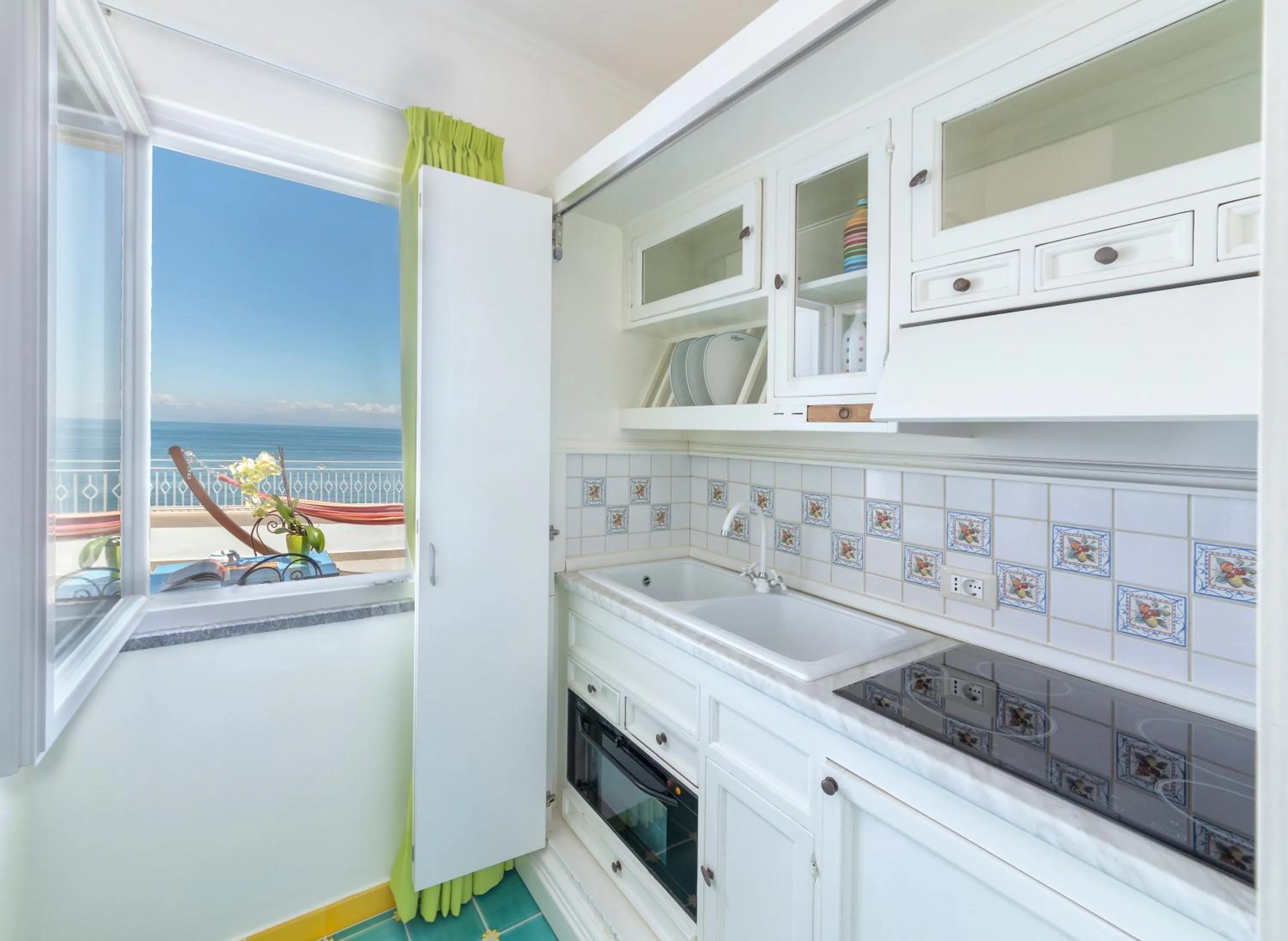 Kitchen or kitchenette in Hotel La Madonnina