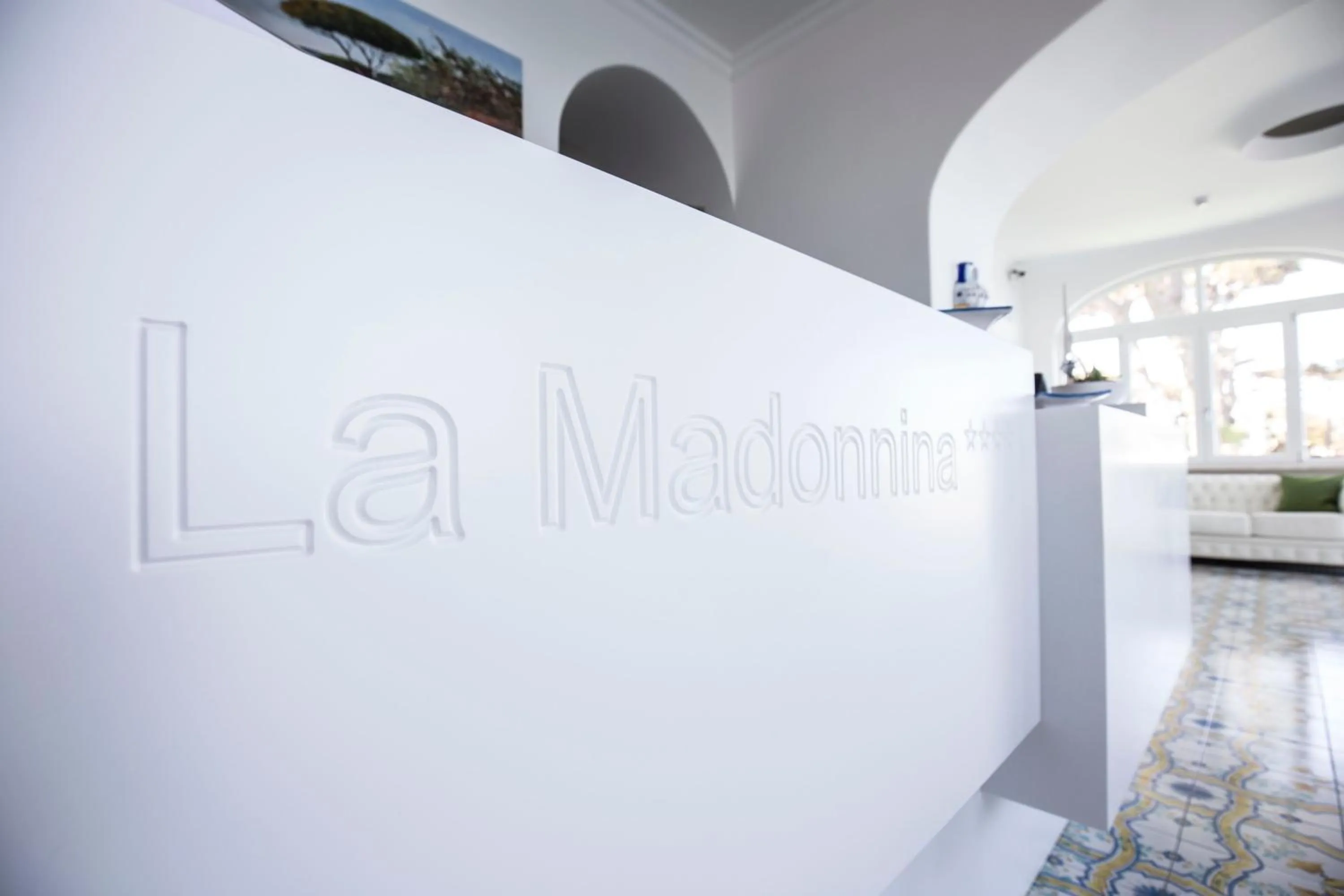 Lobby or reception in Hotel La Madonnina