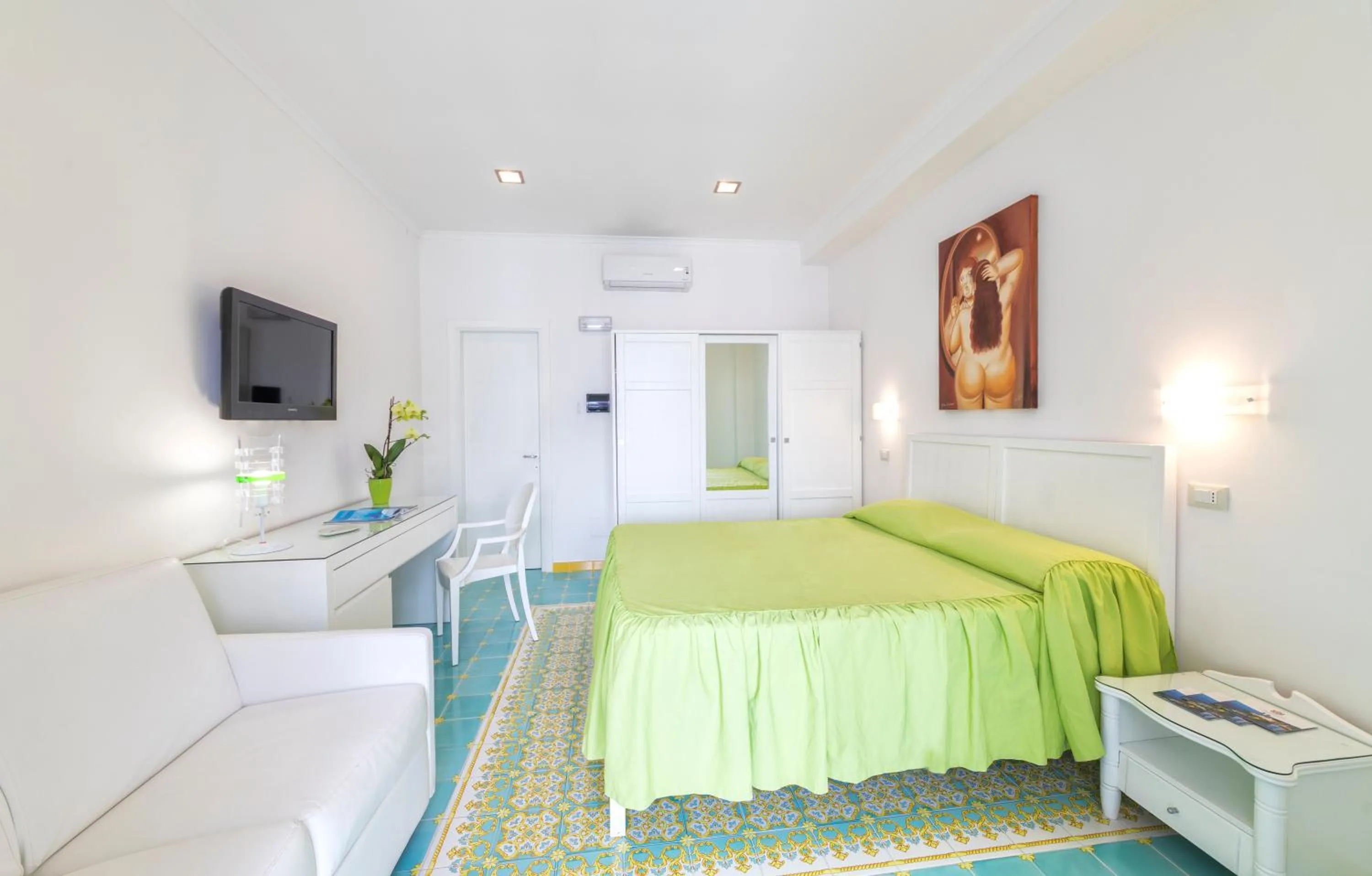 Bedroom, Bed in Hotel La Madonnina