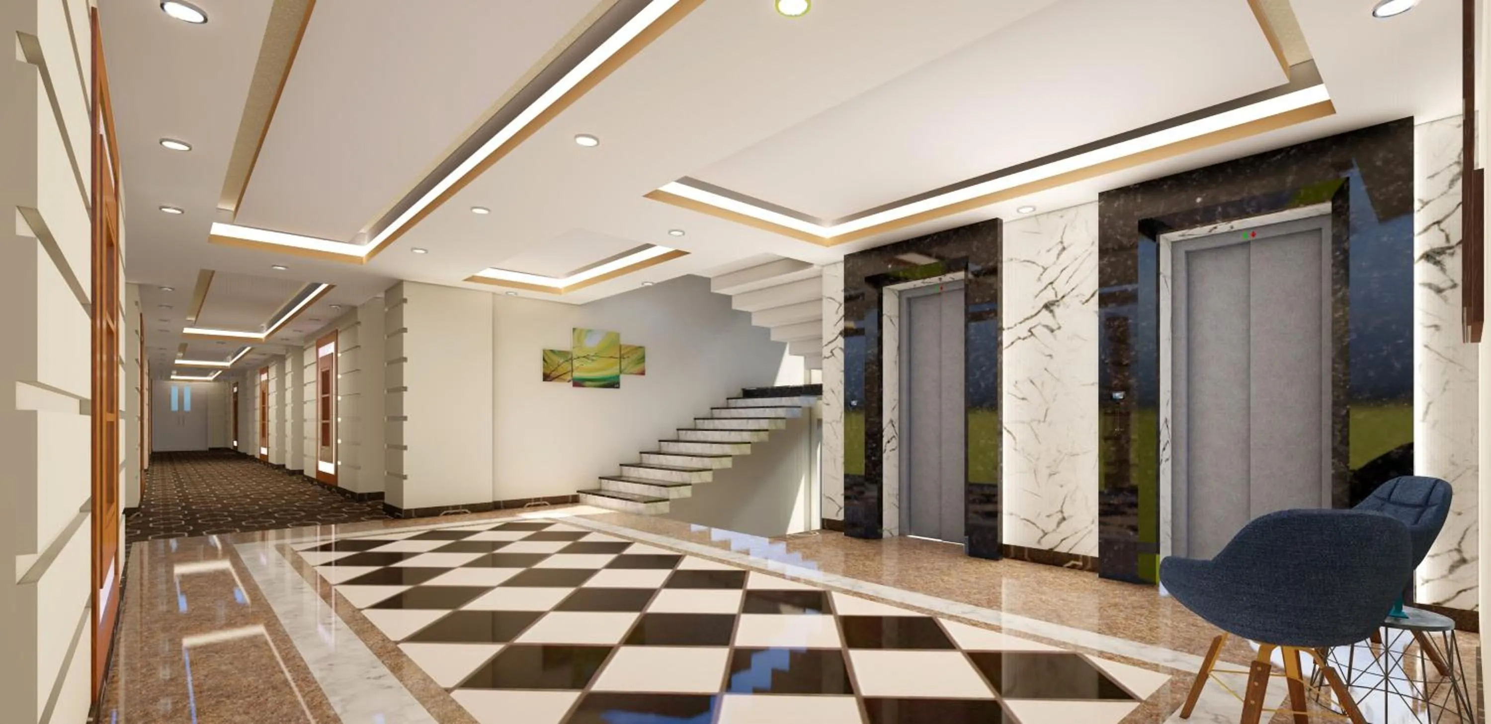 Lobby or reception in Effotel By Sayaji Dehradun