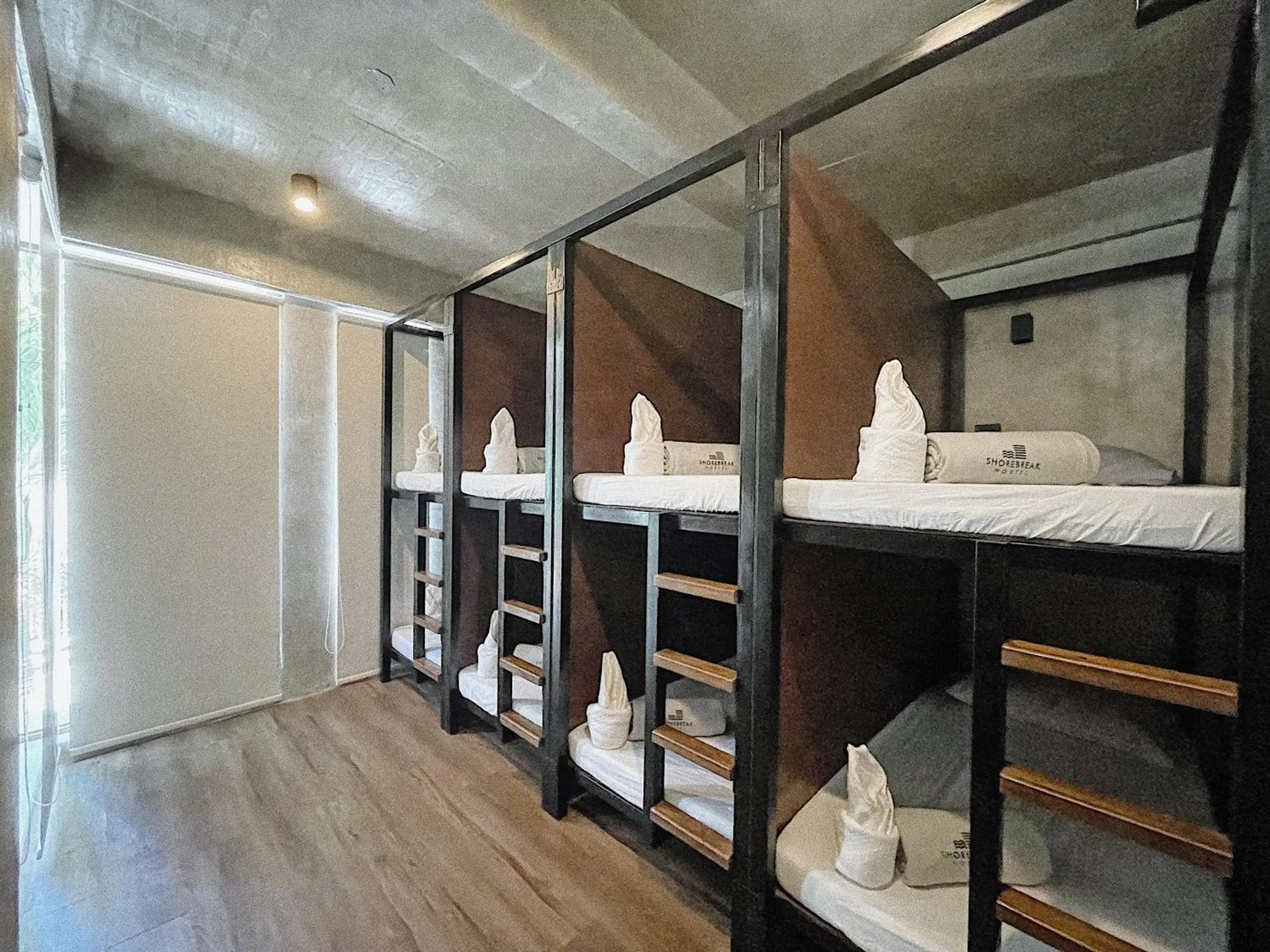 Photo of the whole room in Shorebreak Hostel San Juan La Union