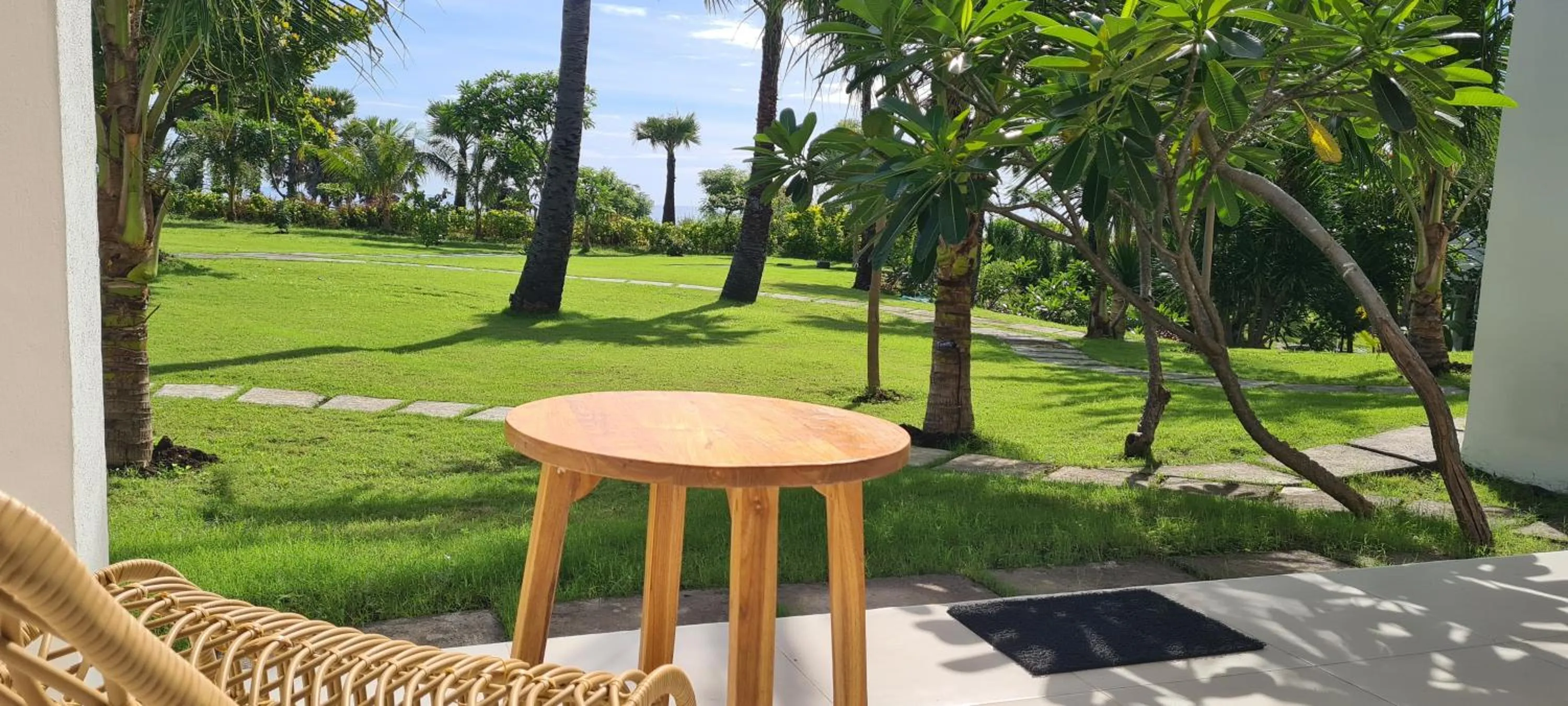 Garden view in Palm Springs Bali Dive Resort