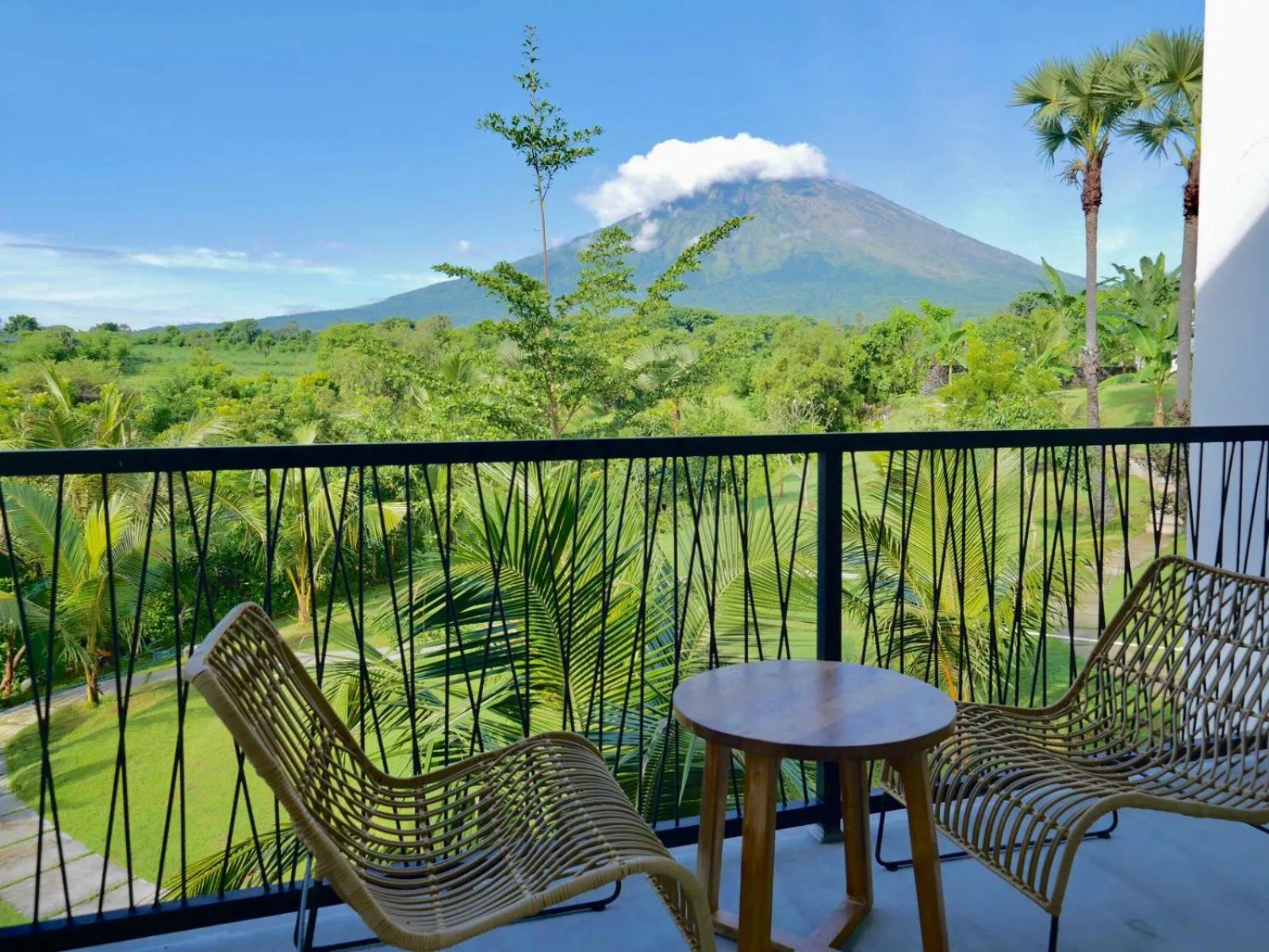 Mountain view in Palm Springs Bali Dive Resort