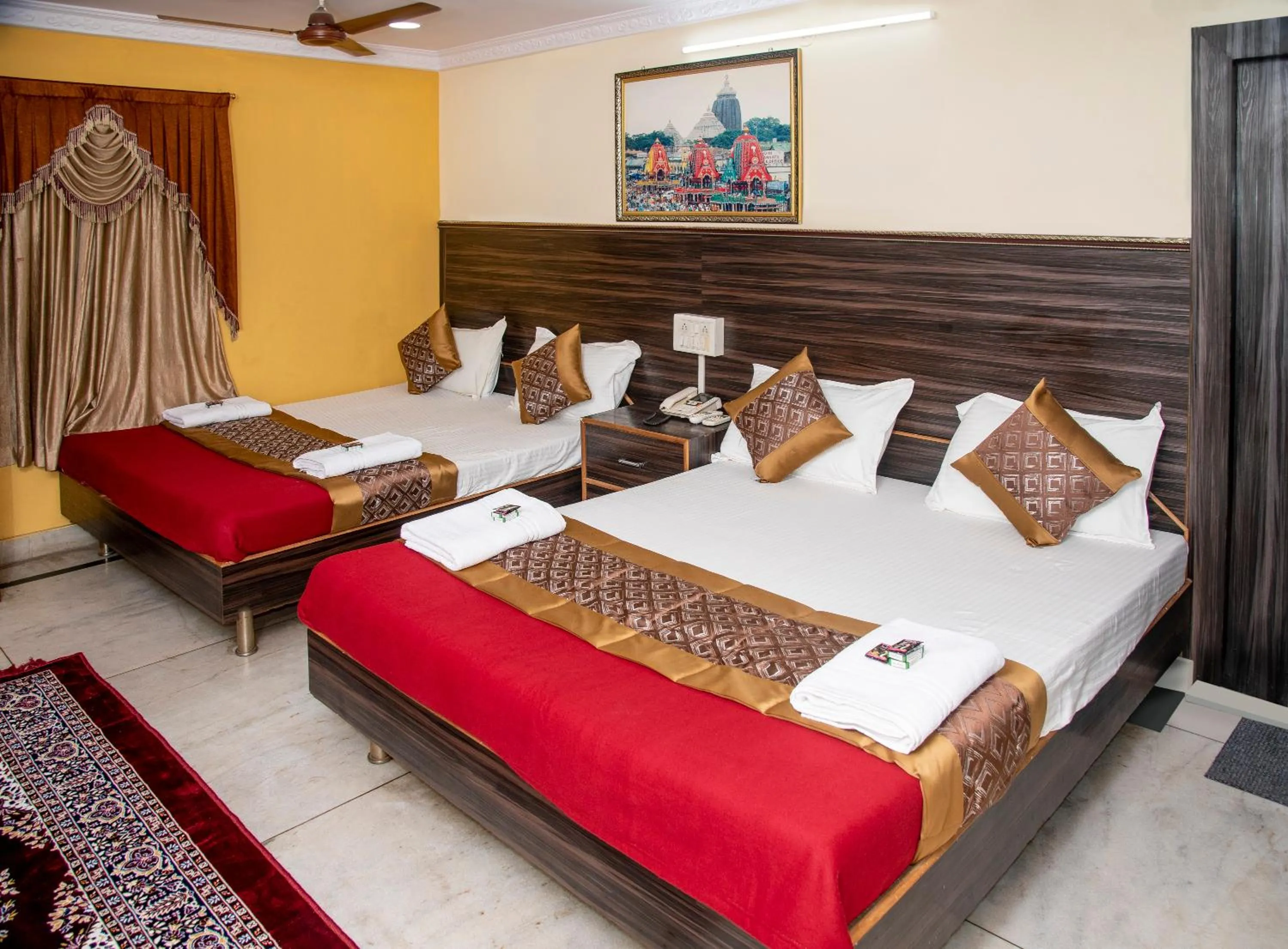 Photo of the whole room, Bed in Vrindavan Comfort Inn