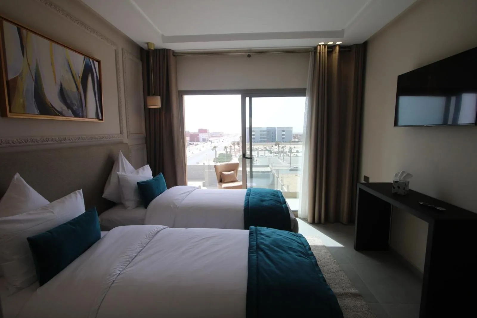 Bed in Dakhla Boarding Hotel & Restaurant