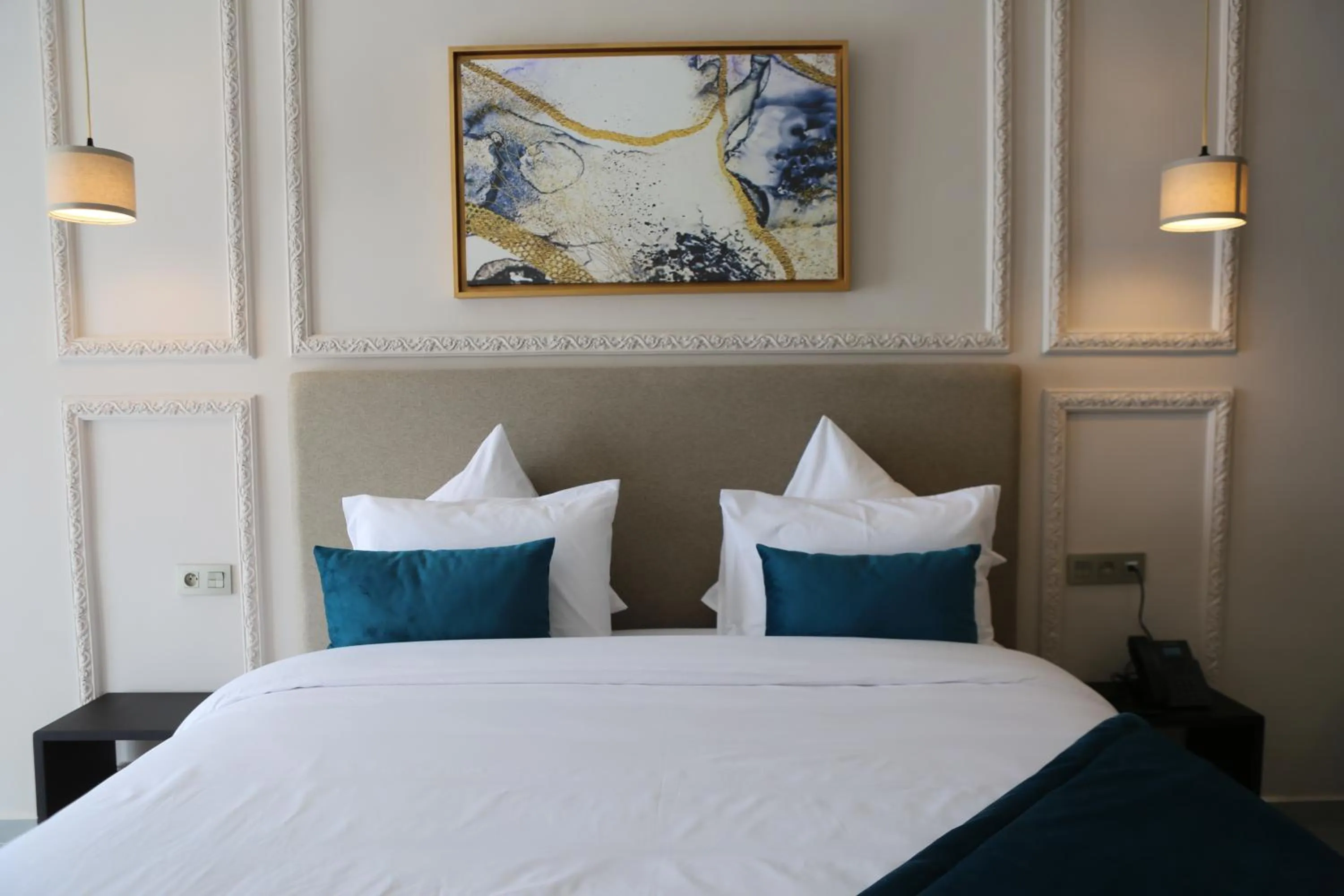 Bed in Dakhla Boarding Hotel & Restaurant