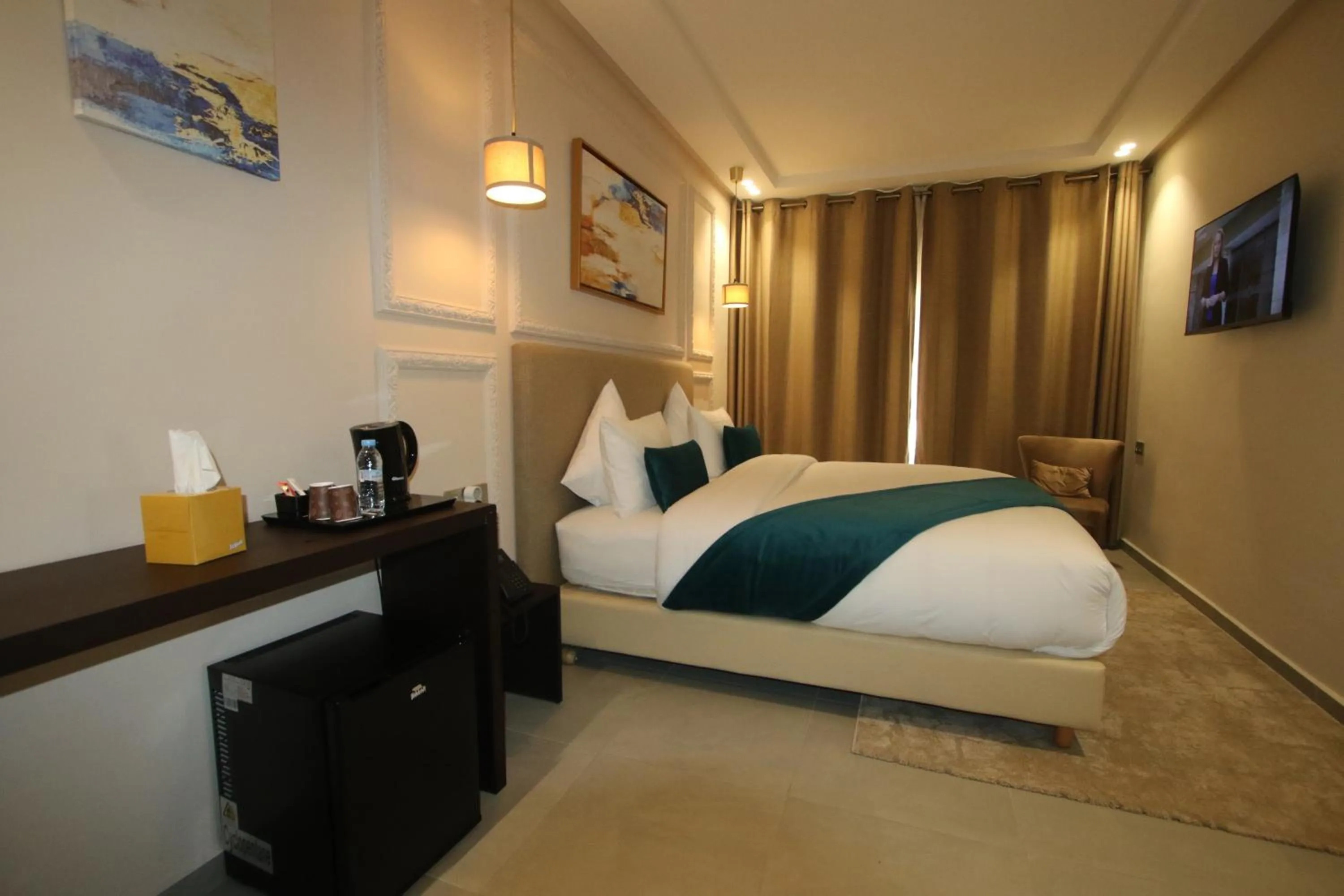 Bed in Dakhla Boarding Hotel & Restaurant