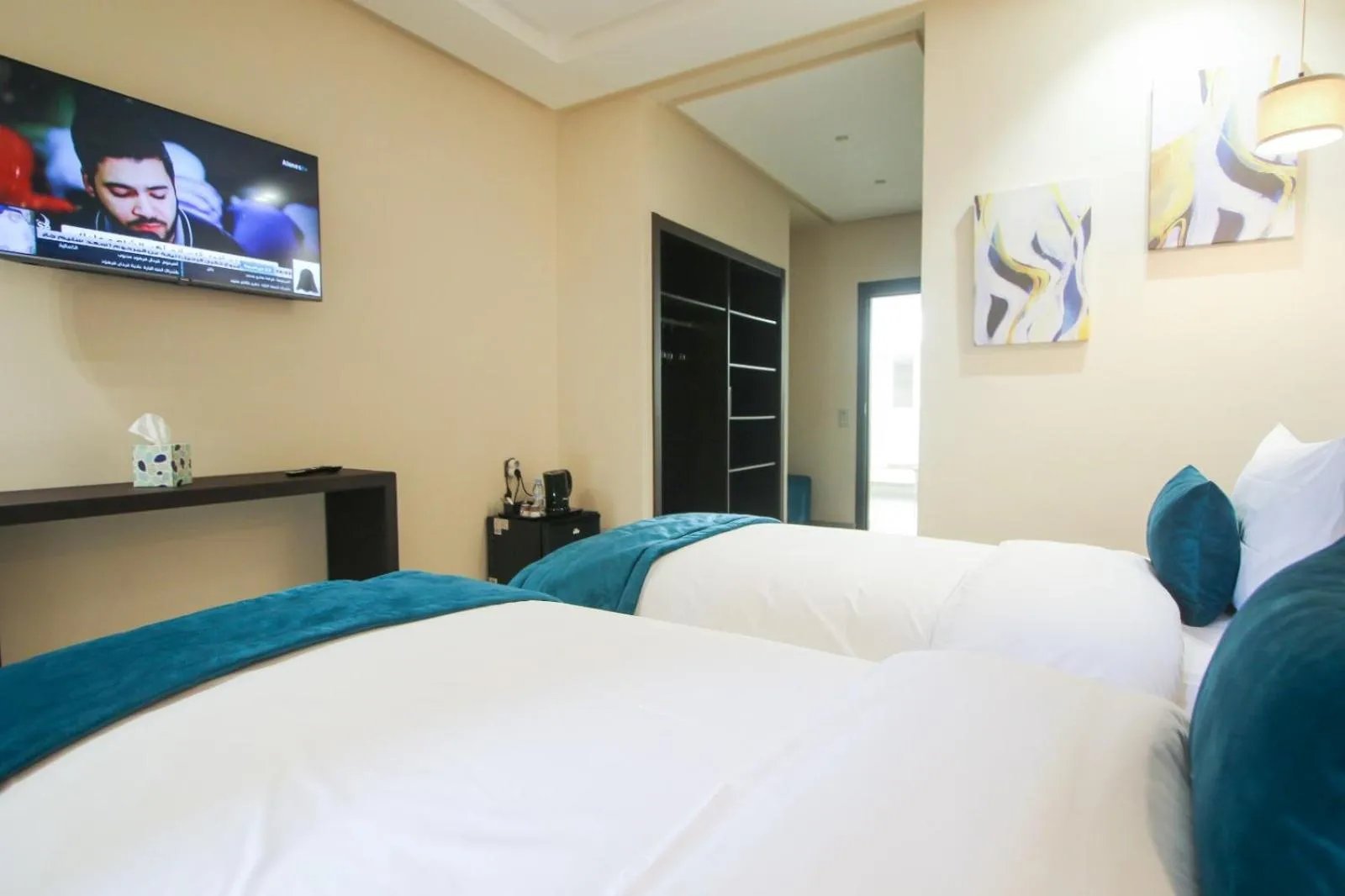 Bed in Dakhla Boarding Hotel & Restaurant