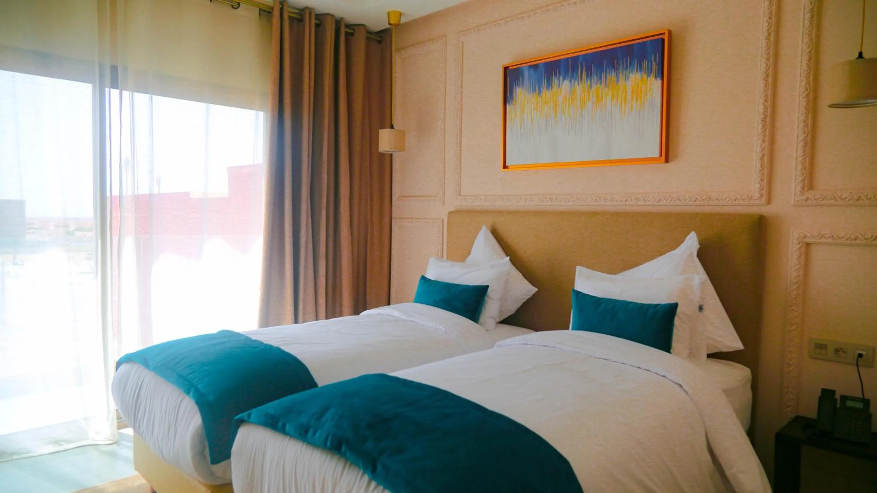 Bed in Dakhla Boarding Hotel & Restaurant
