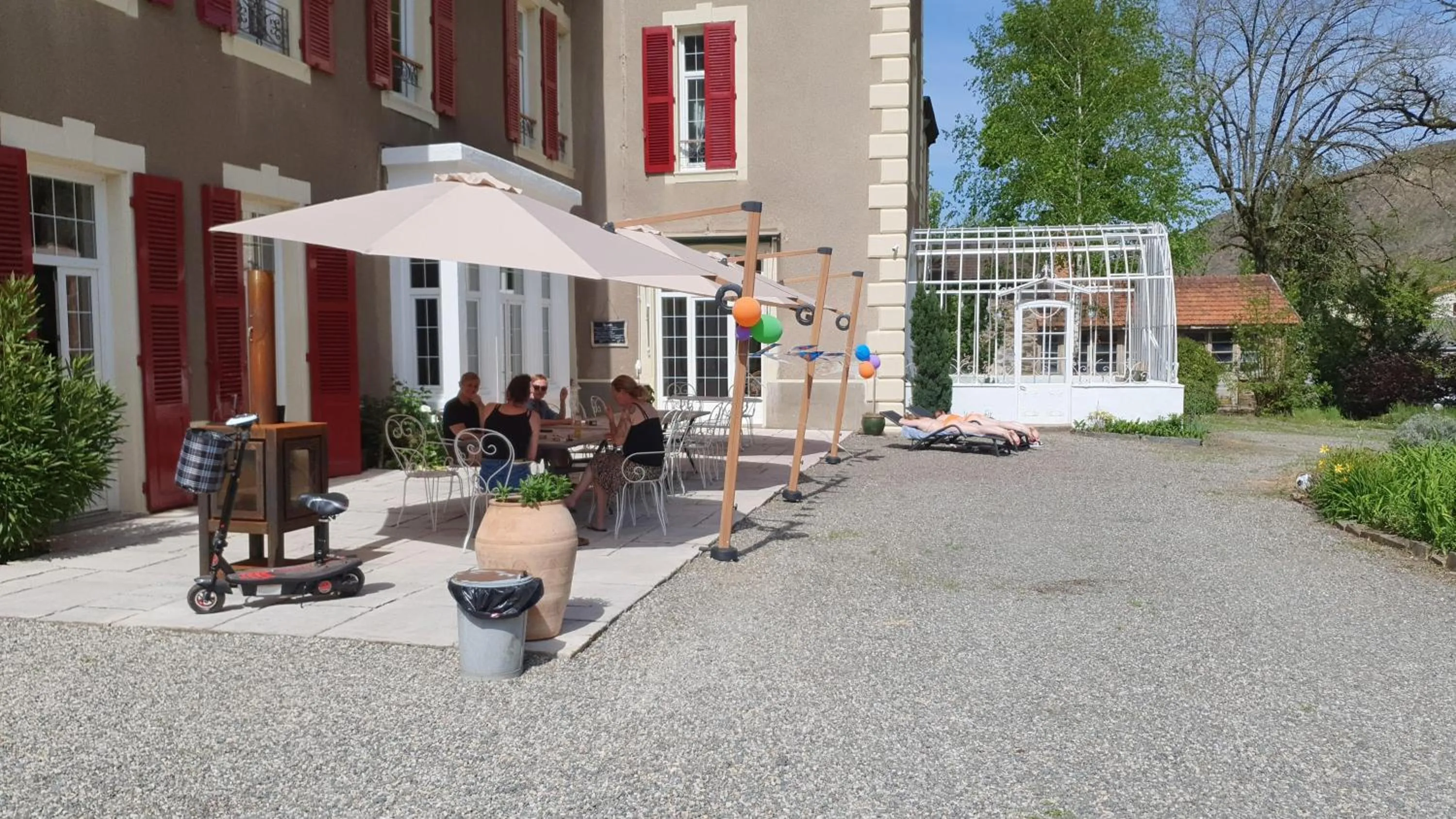 Balcony/Terrace in Chateau de Viviez