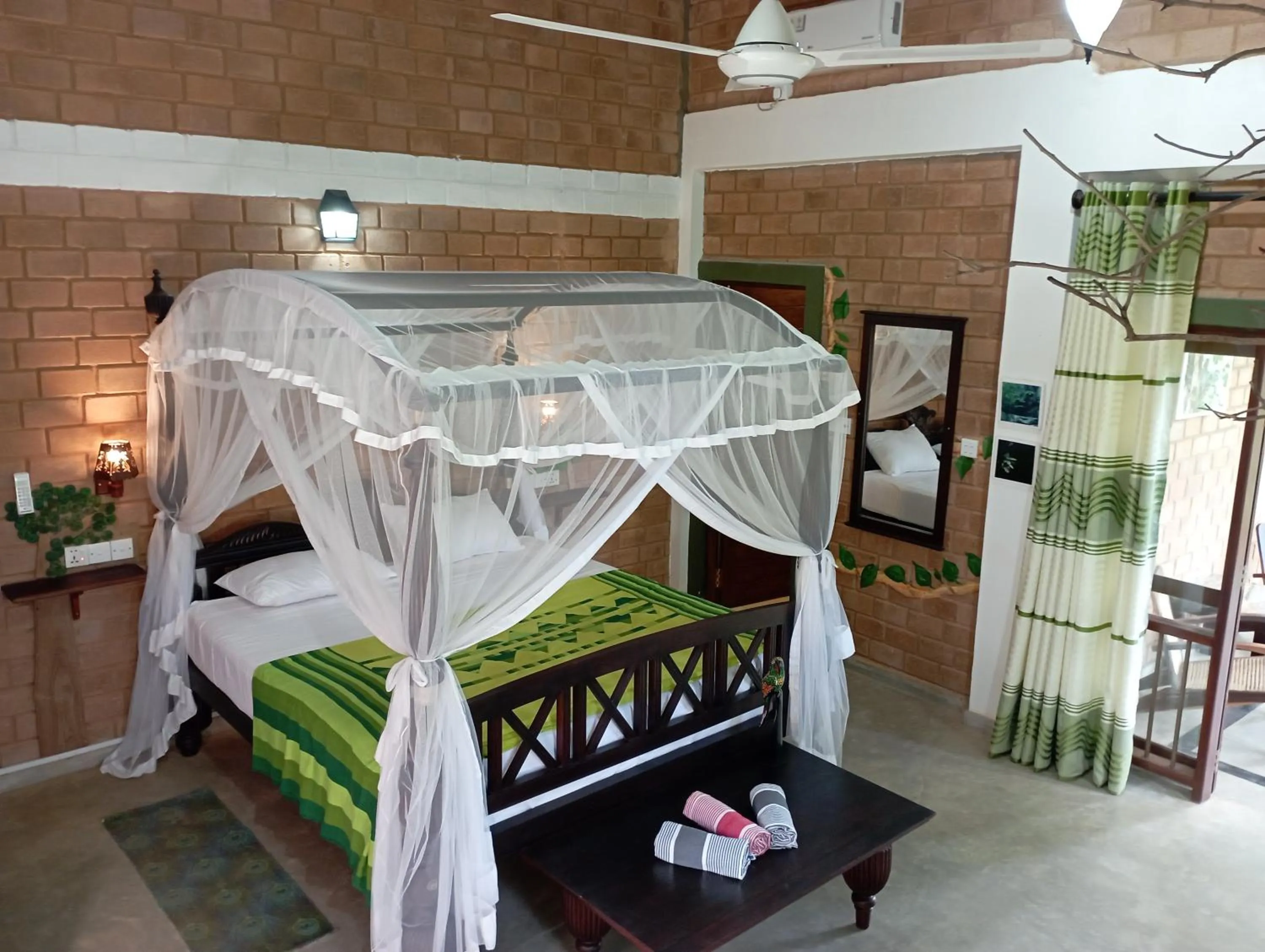 Bed in Villa Lyvie ayurvedic hotel