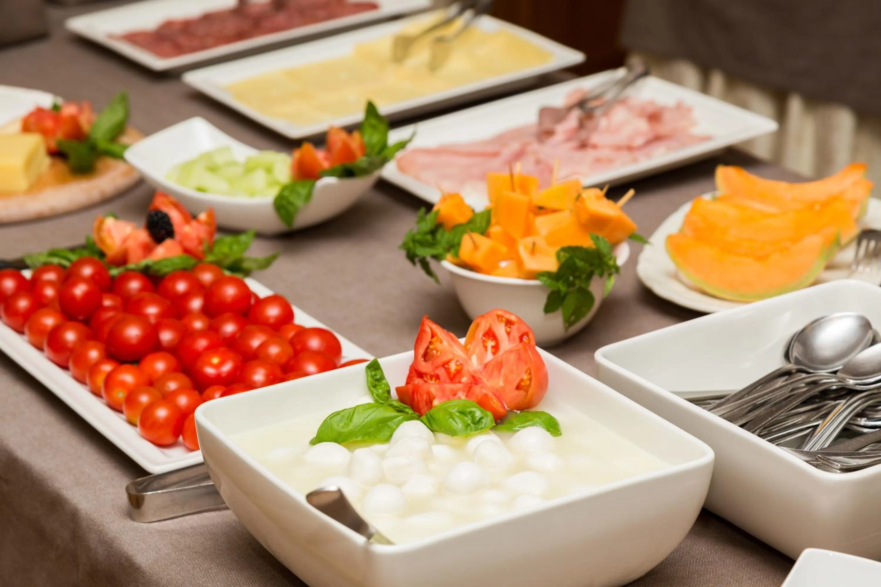 Buffet breakfast in Pace 1954 Hotel