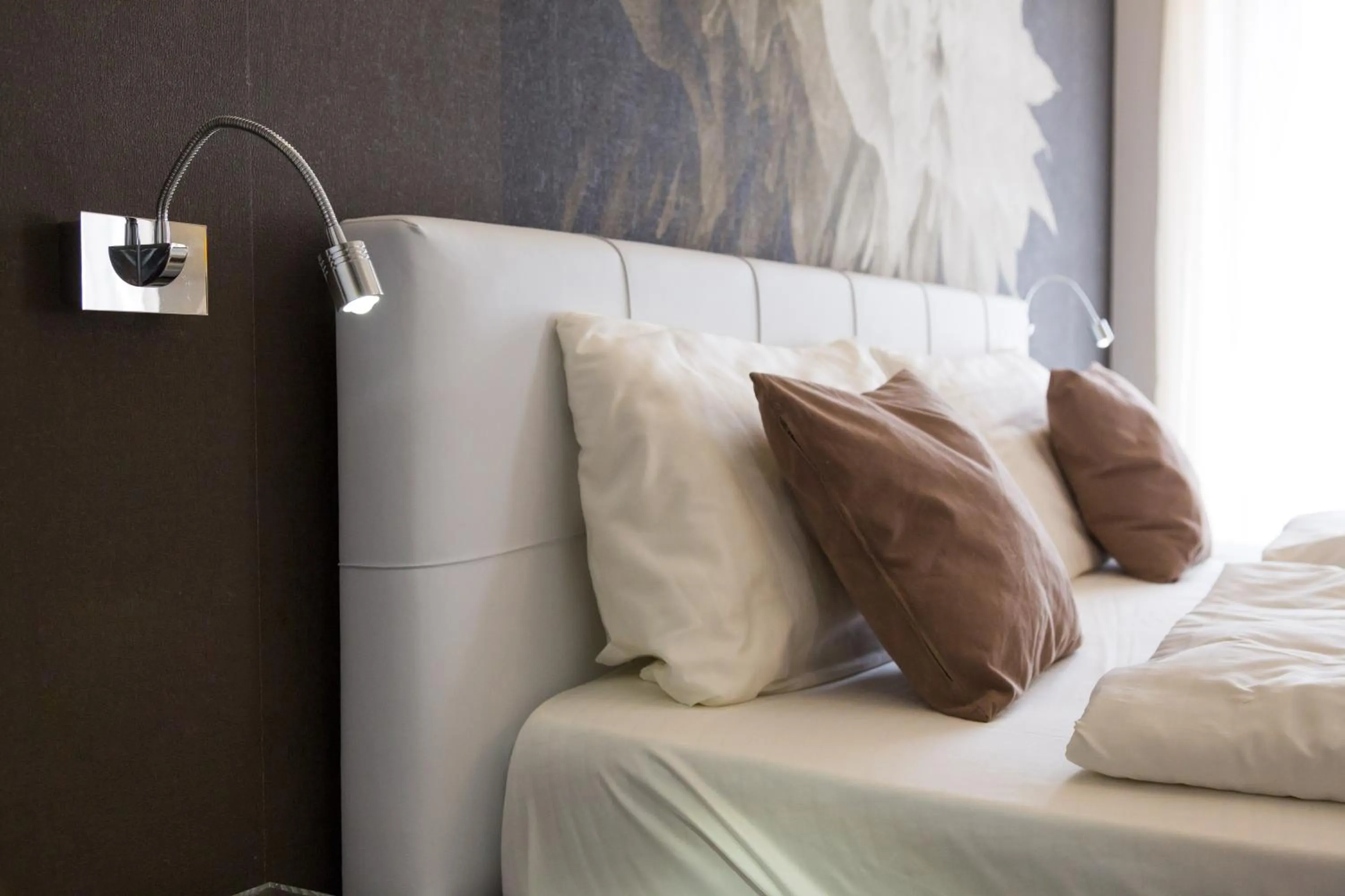 Decorative detail, Bed in Pace 1954 Hotel