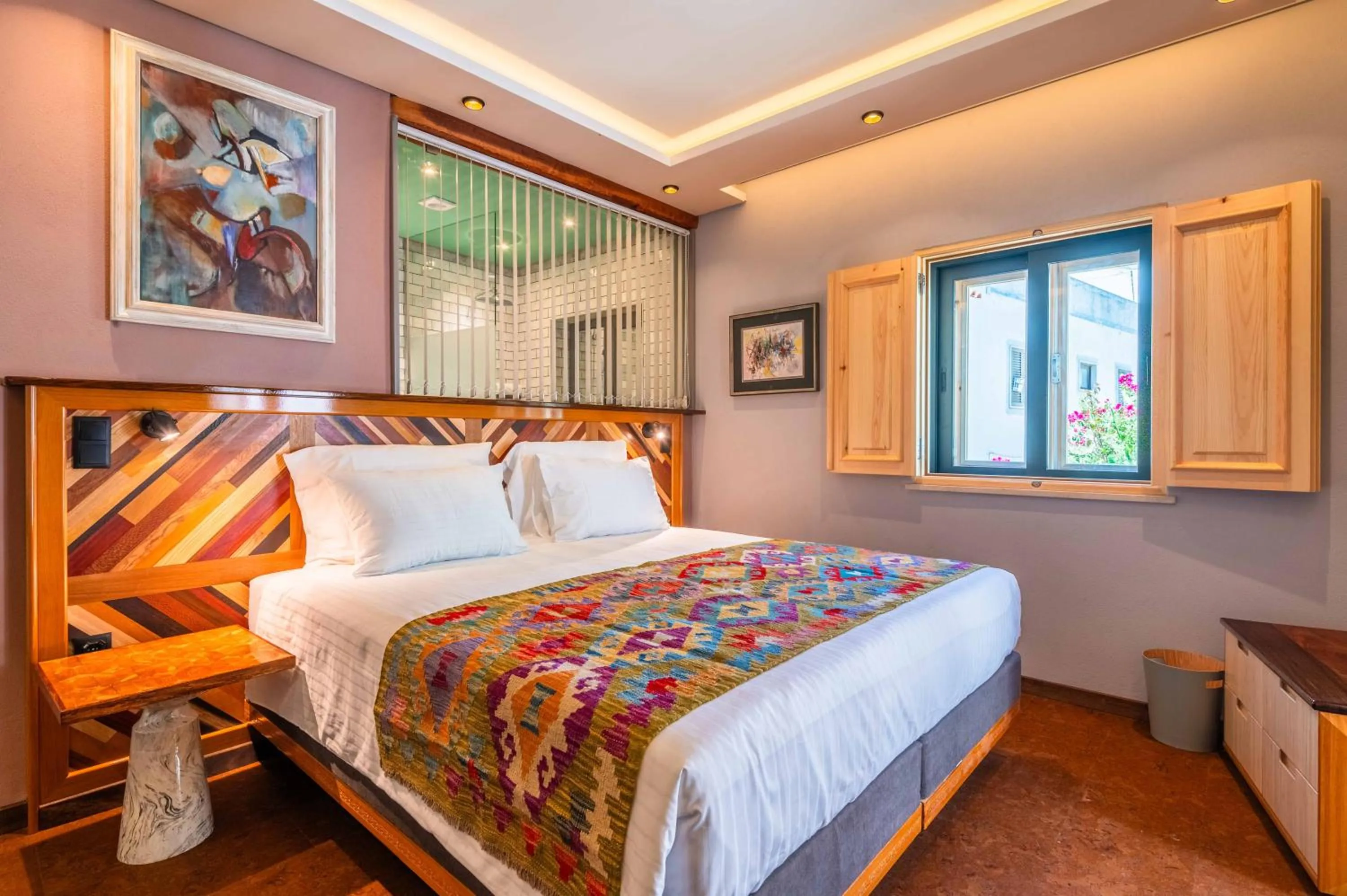 Bed in Vila Origens Boutique Hotel Albufeira – Adults Only