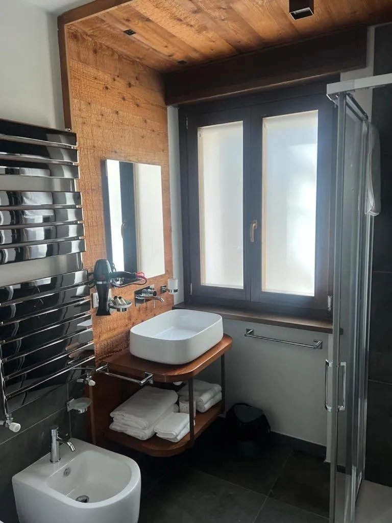 Bathroom in Appartamenti Bardonecchia