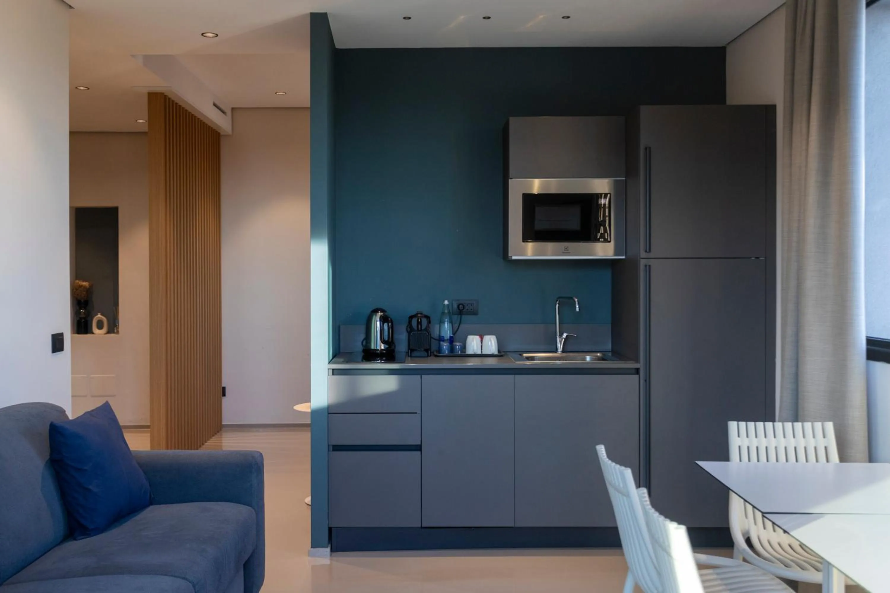 Kitchen or kitchenette in Ollen apartments