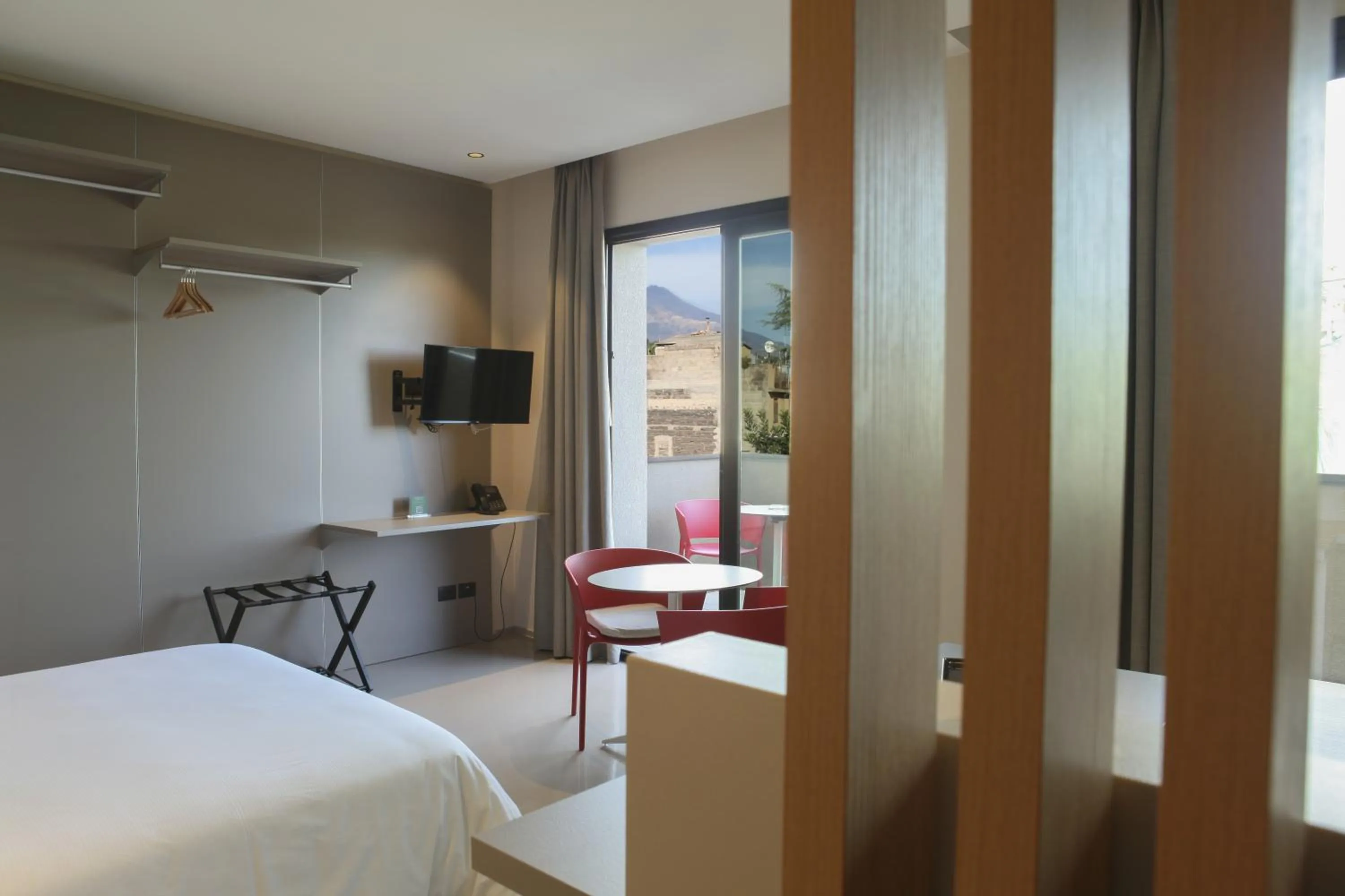 View (from property/room), Bed in Ollen apartments